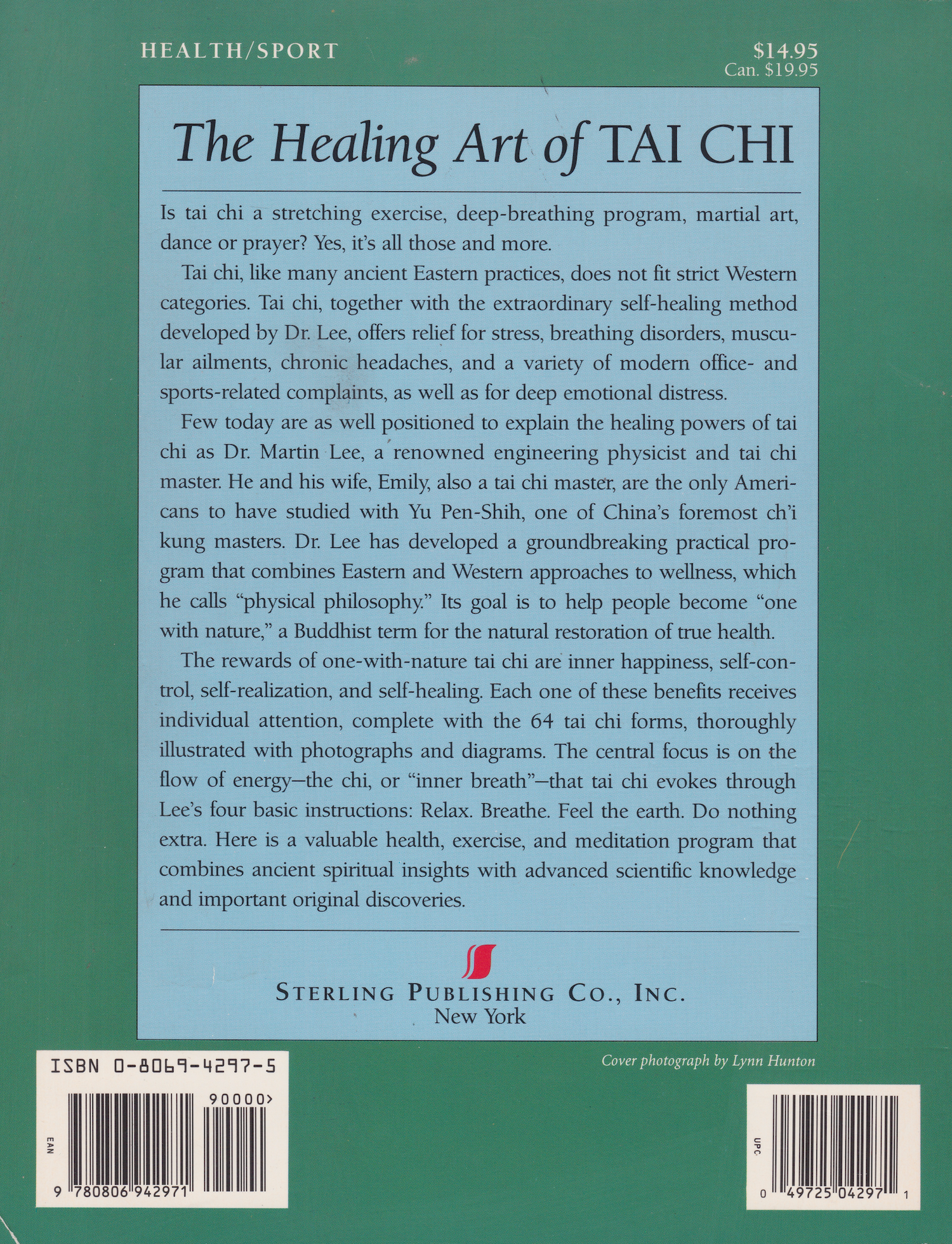 The Healing Art of Tai Chi: Becoming One with Nature Book (Preowned)