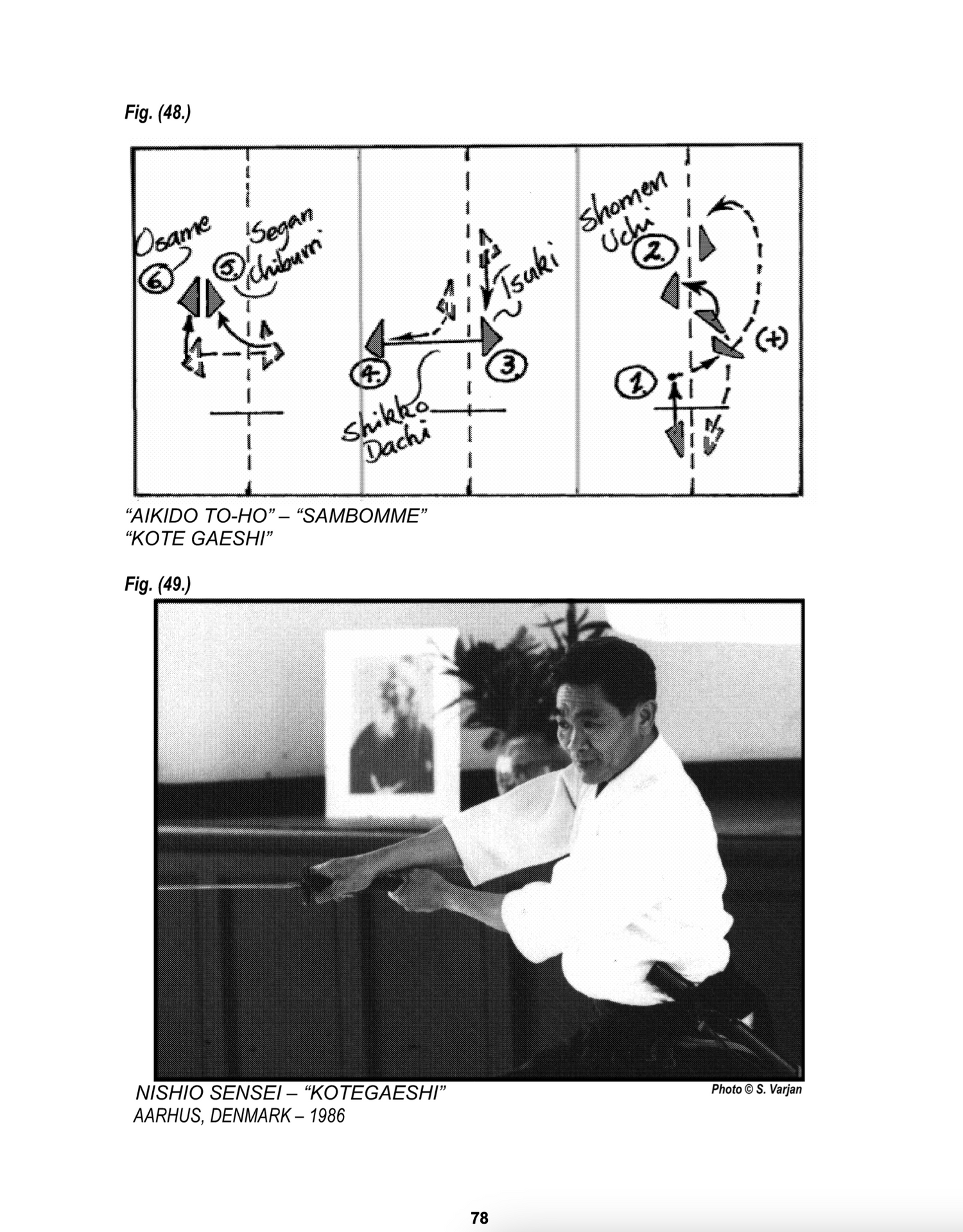 The Nishio Sensei Aikido Notebook Vol 1 Taijutsu by Stephi Varjan