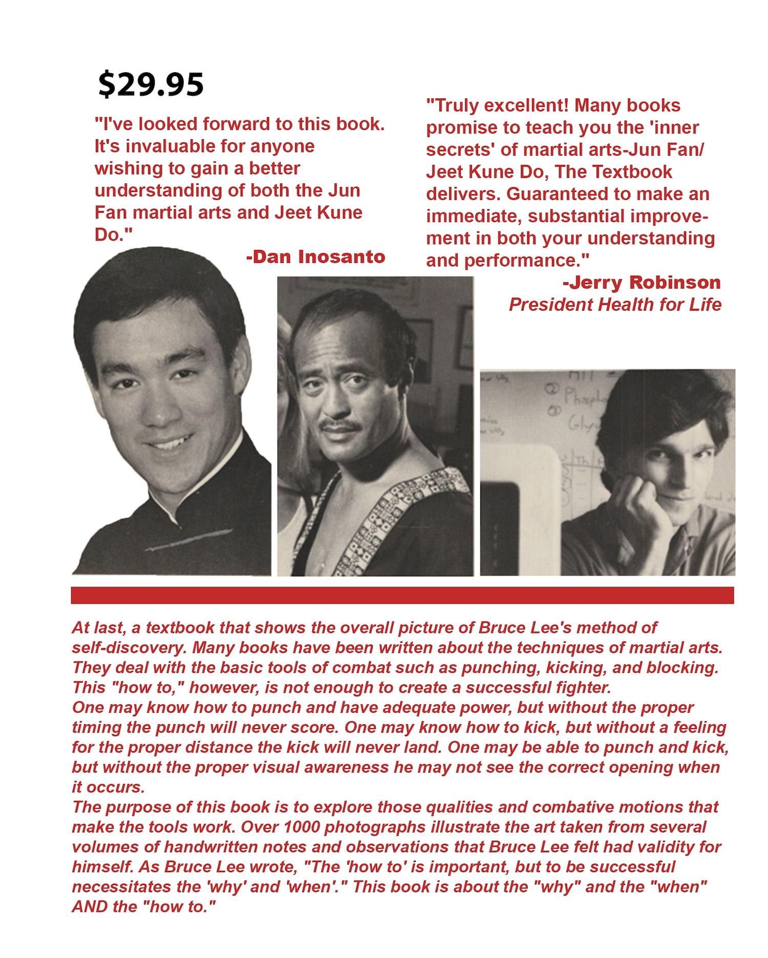 The Jeet Kune Do Textbook by Chris Kent & Tim Tackett