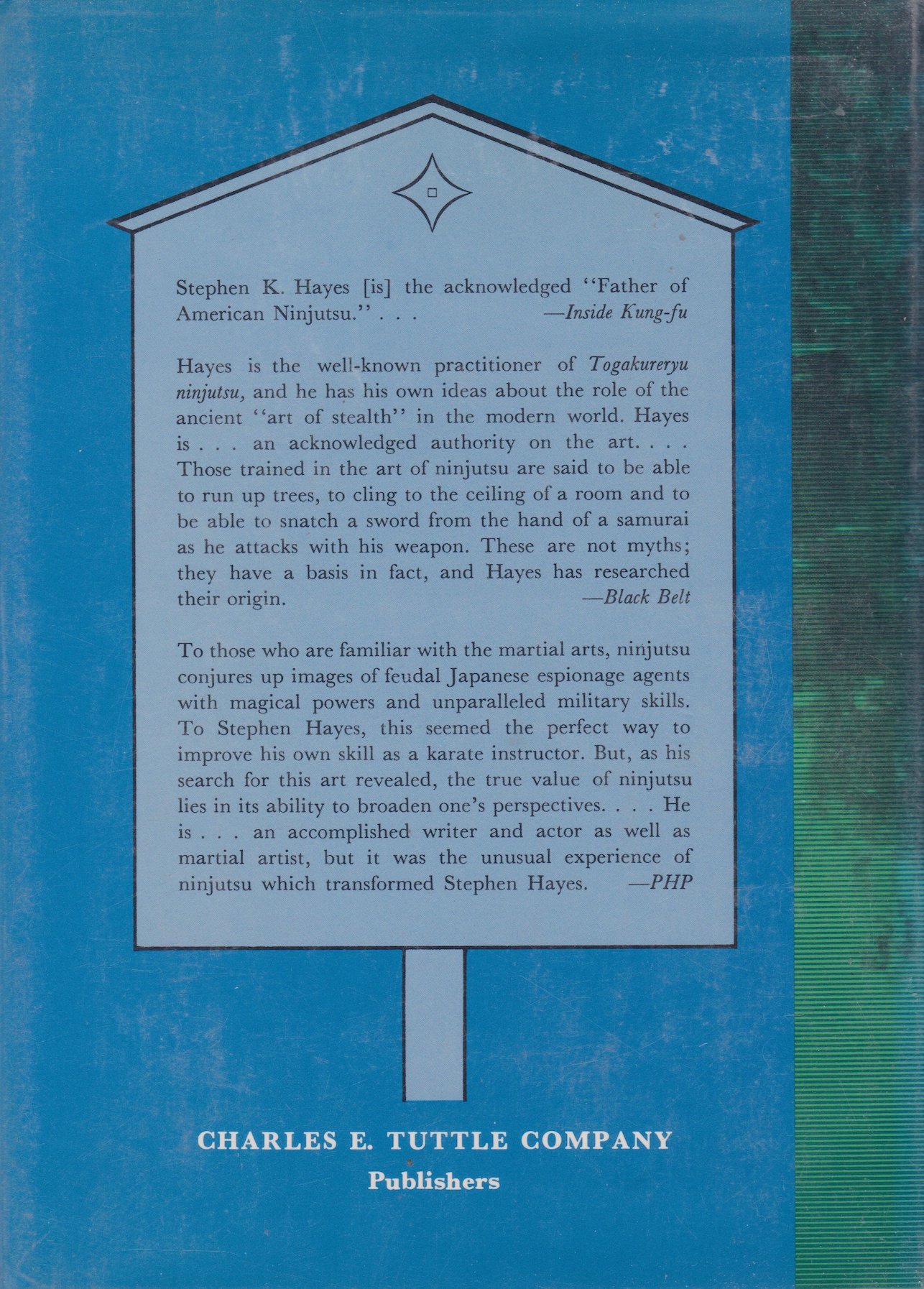 The Ninja and Their Secret Fighting Art Book by Stephen Hayes (Hardcover) (Preowned)