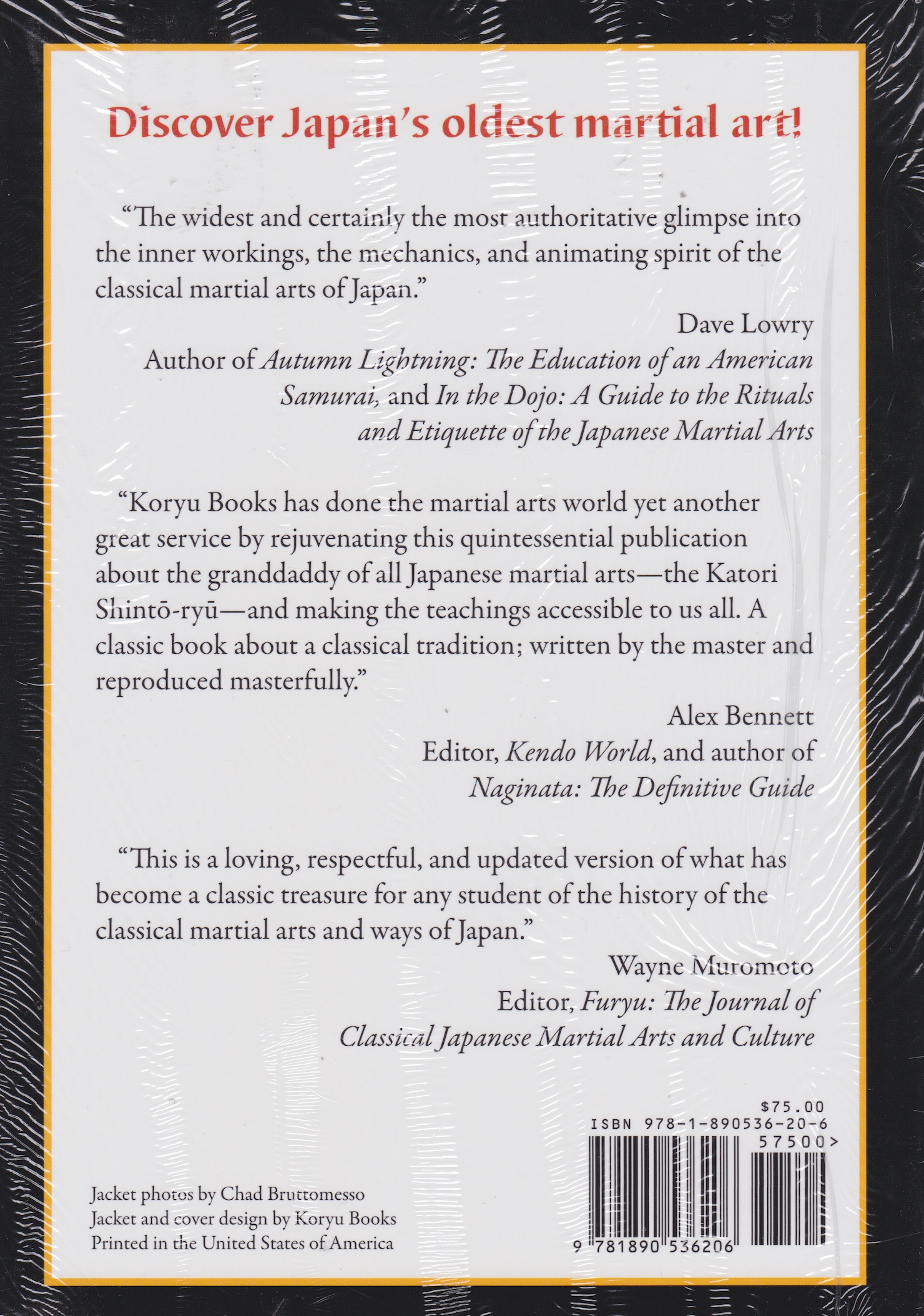 Katori Shinto Ryu: Warrior Tradition Book by Risuke Otake (Hardcover)