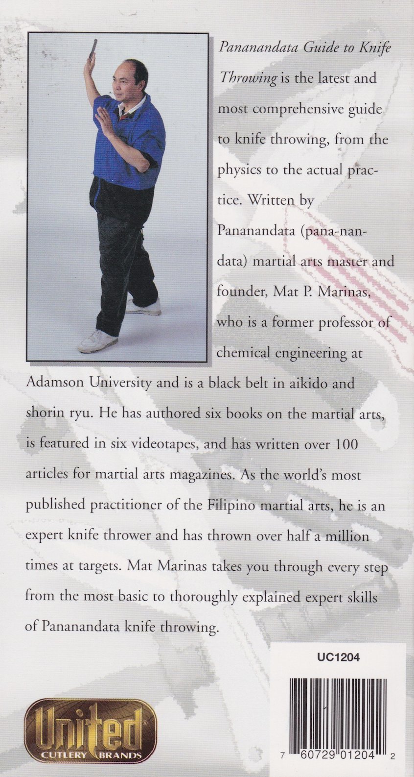 Panandata Guide to Knife Throwing Book by Amante Marinas Sr