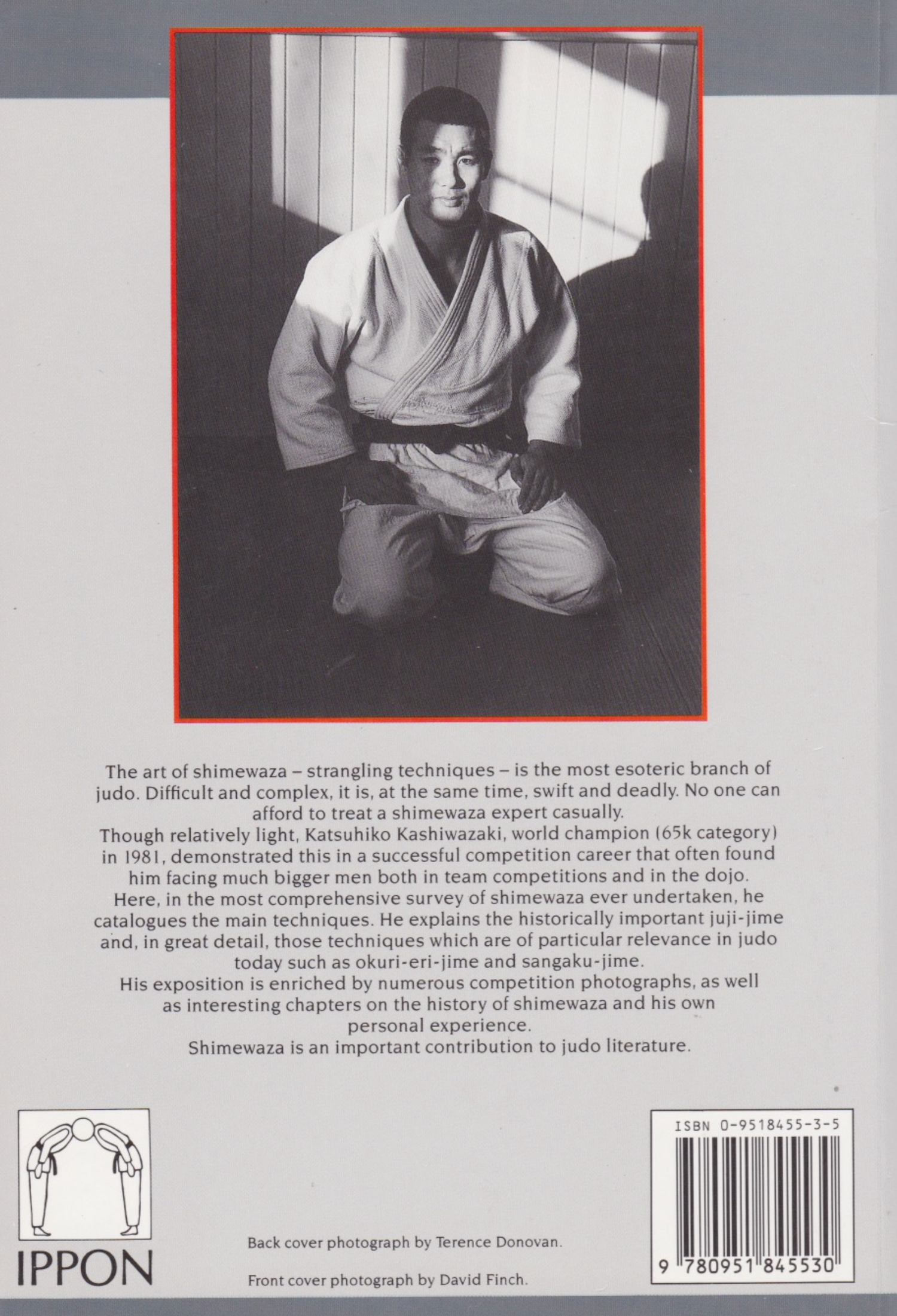 Shimewaza: Judo Masterclass Book by Katsuhiko Kashiwazaki