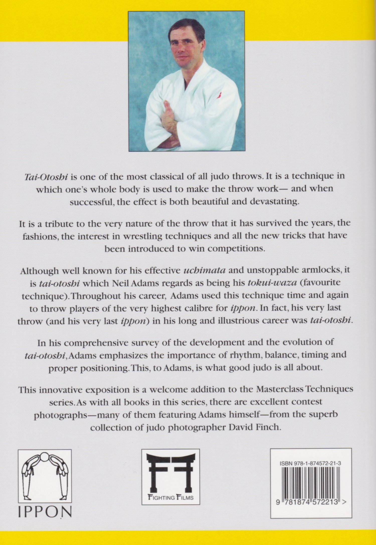 Tai-Otoshi: Judo Masterclass Book by Neil Adams