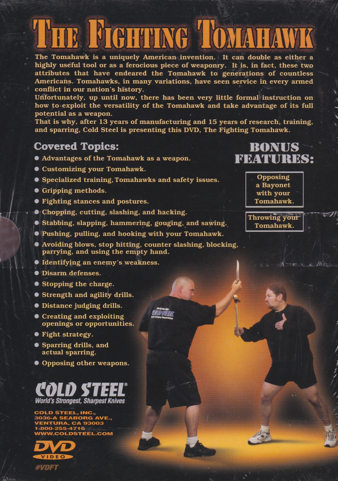 The Fighting Tomahawk 2 DVD Lynn Thompson