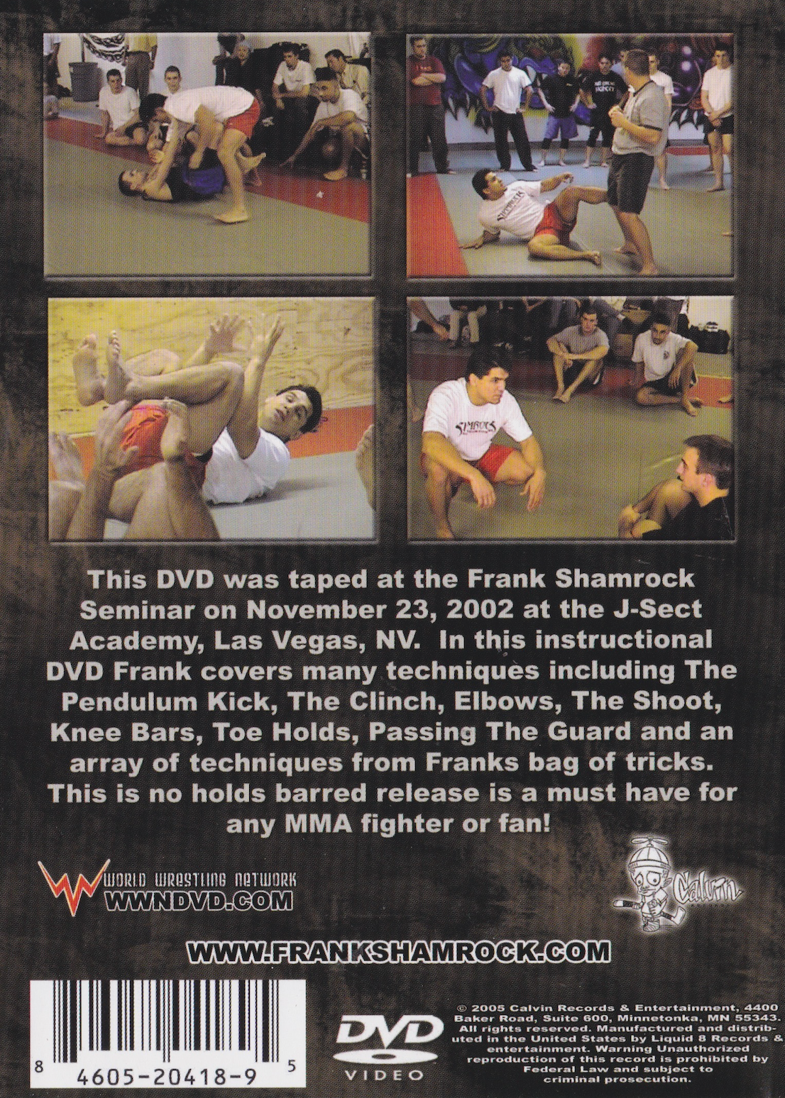 Frank Sharmrock MMA Training Seminar DVD (Preowned)