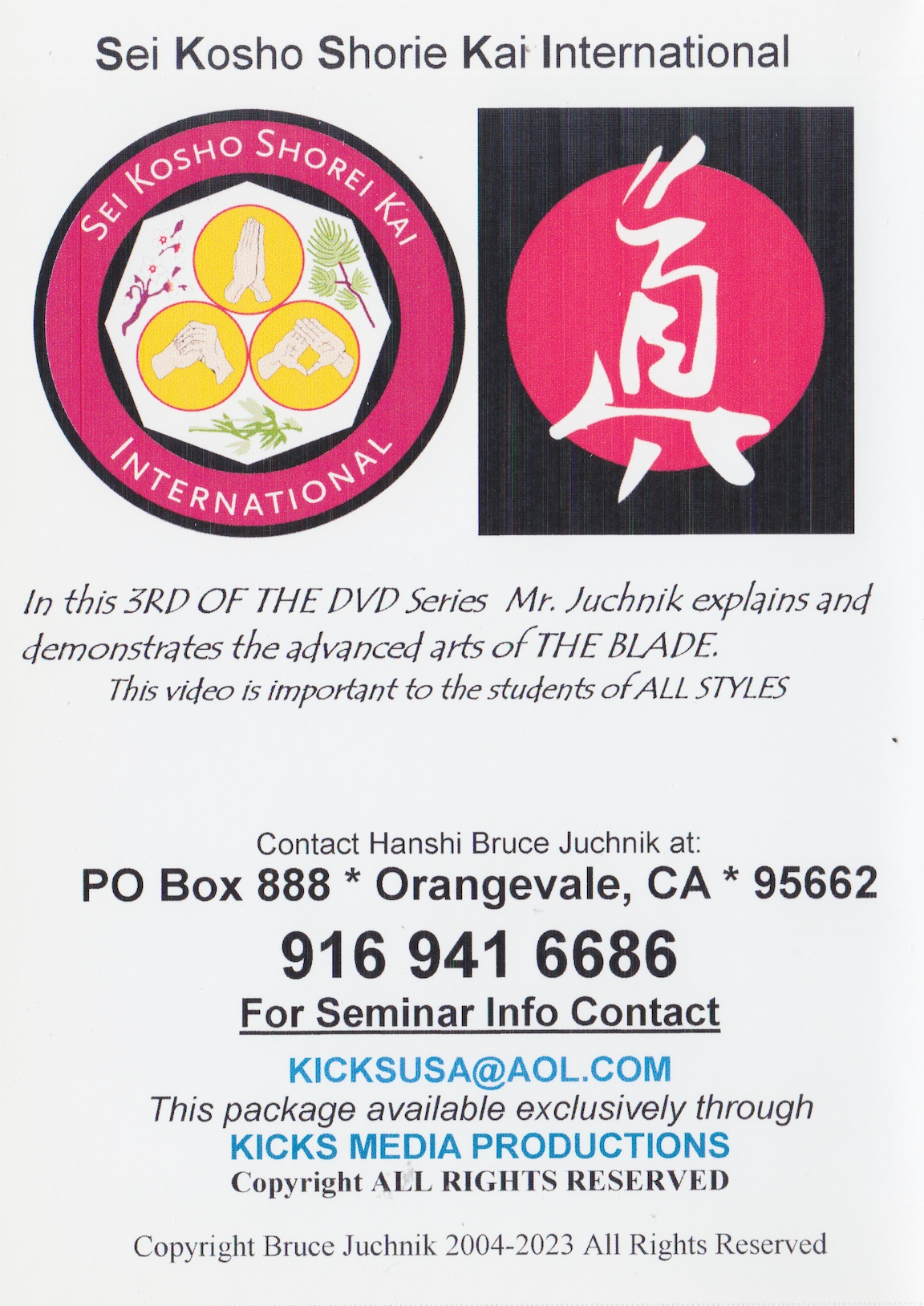 The Blade #3 DVD by Bruce Juchnik DVD (Preowned)