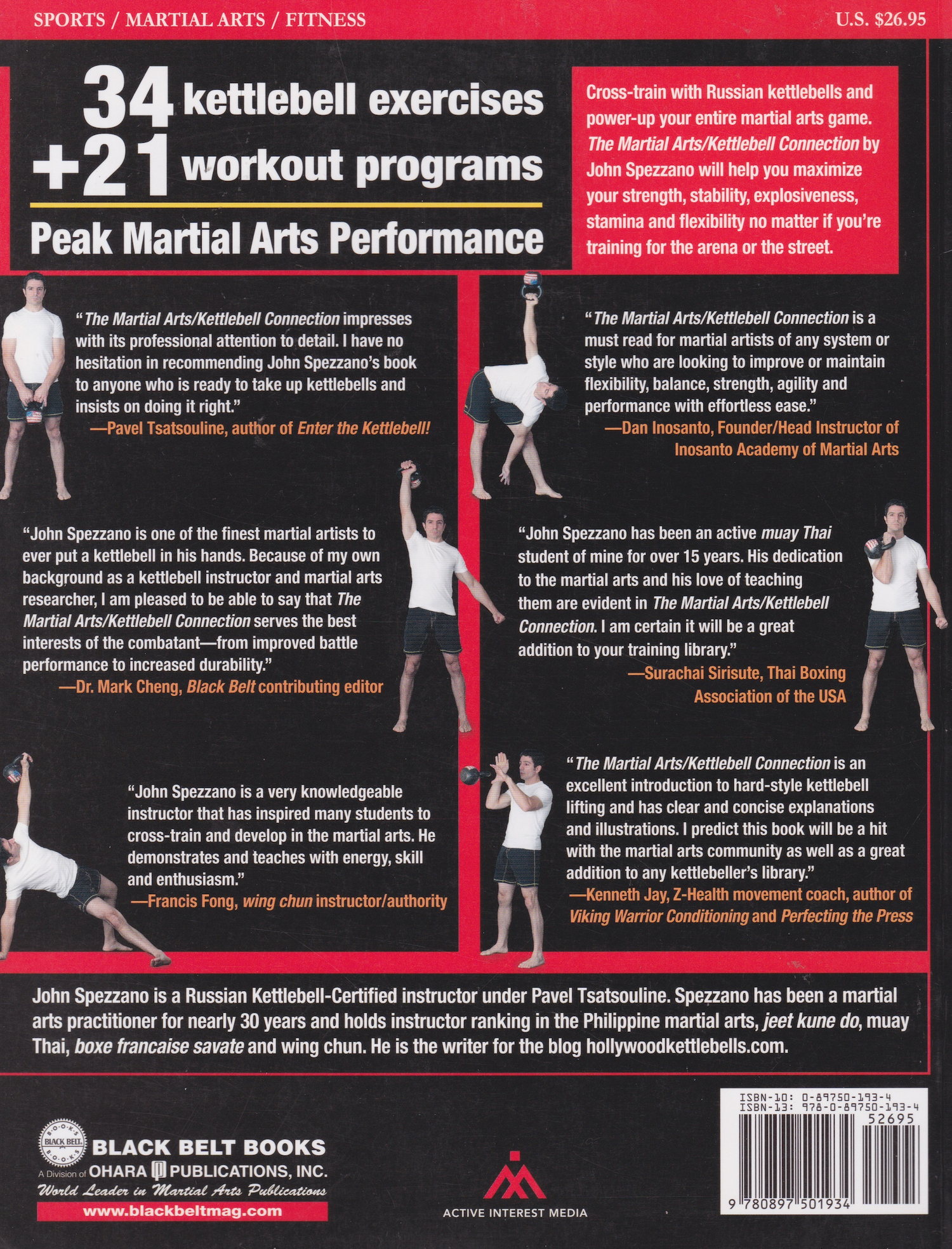 The Martial Arts Kettlebell Connection: Strength-Building Exercises for Superior Results Book by John Spezzano