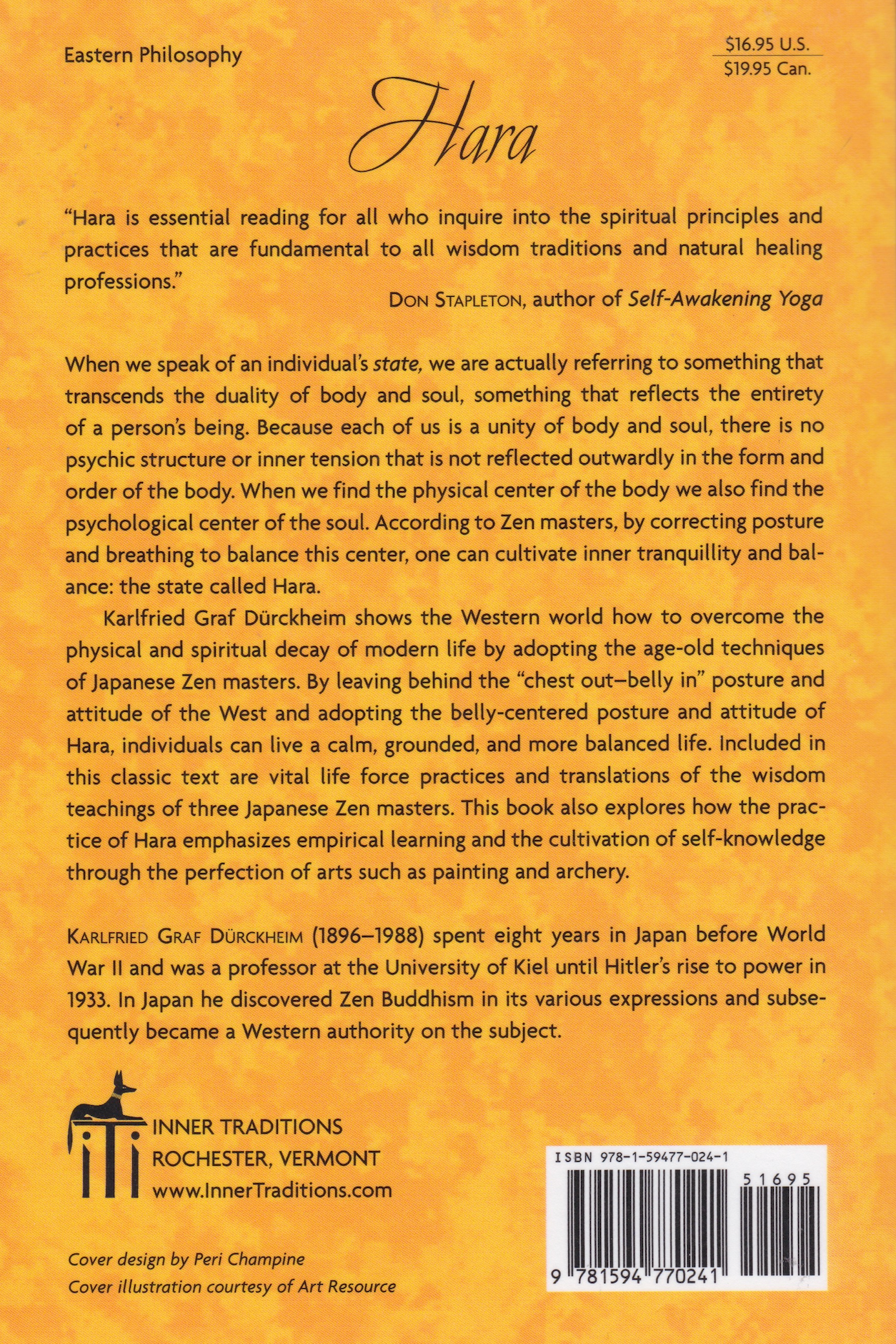 Hara: The Vital Center of Man Book by Karlfried Graf Durckheim