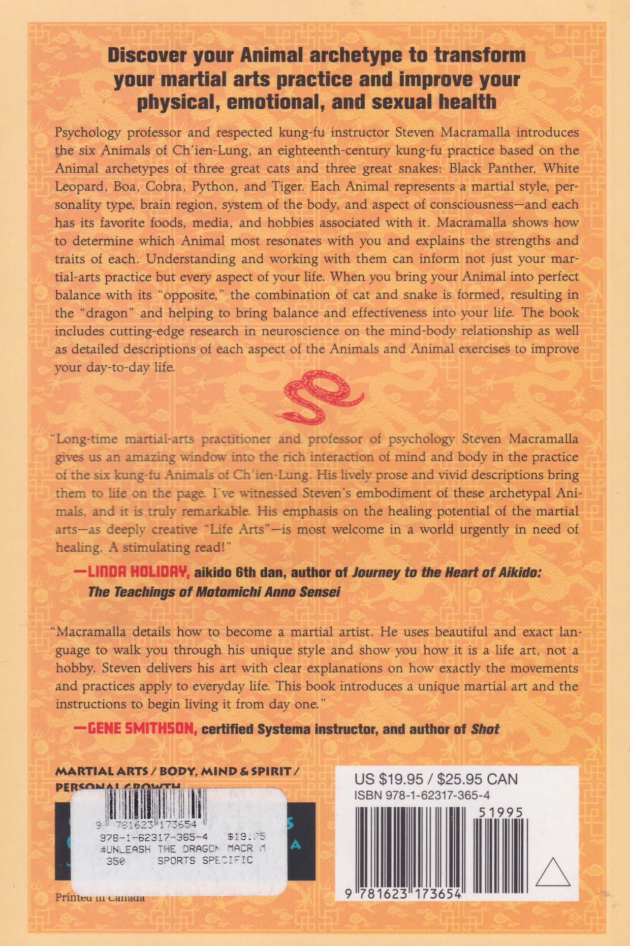 Unleash the Dragon Within: Transform Your Life With the Kung-Fu Animals of Ch'ien-Lung Book by Steven Macramalla