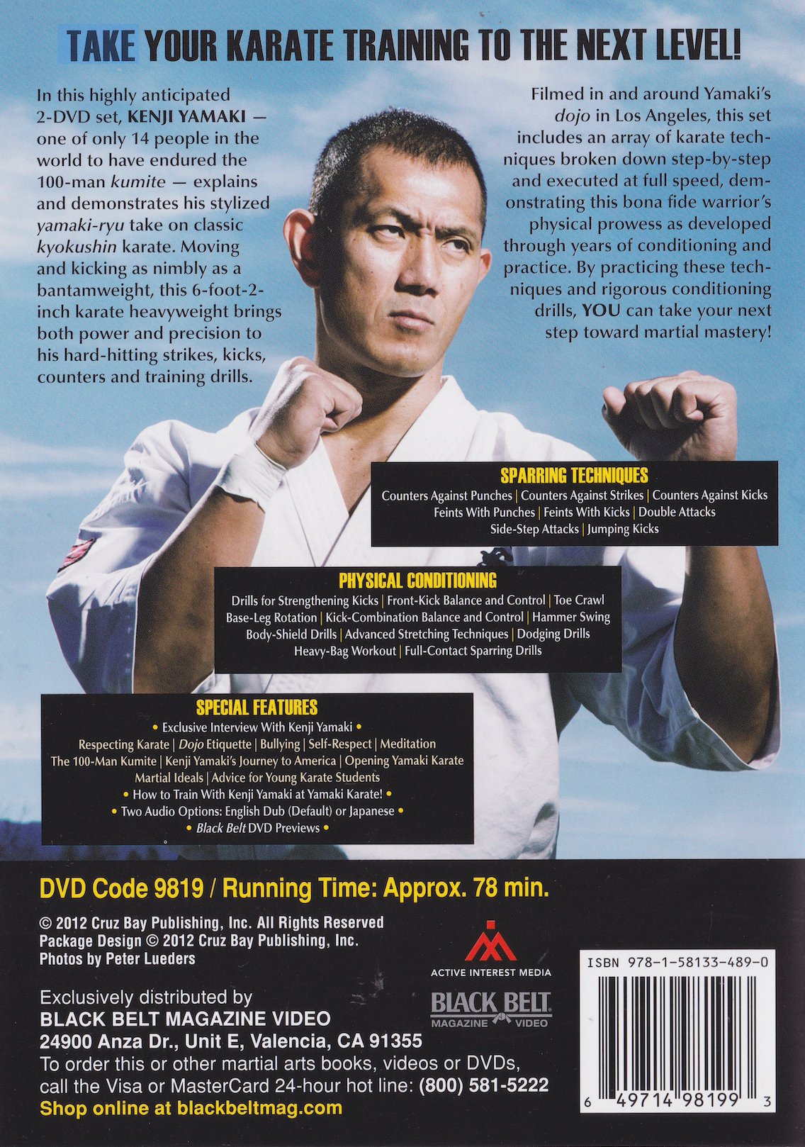 Full-Contact Karate: Advanced Sparring Techniques and Hard-Core Physical Conditioning 2 DVD Set by Kenji Yamaki (Preowned)