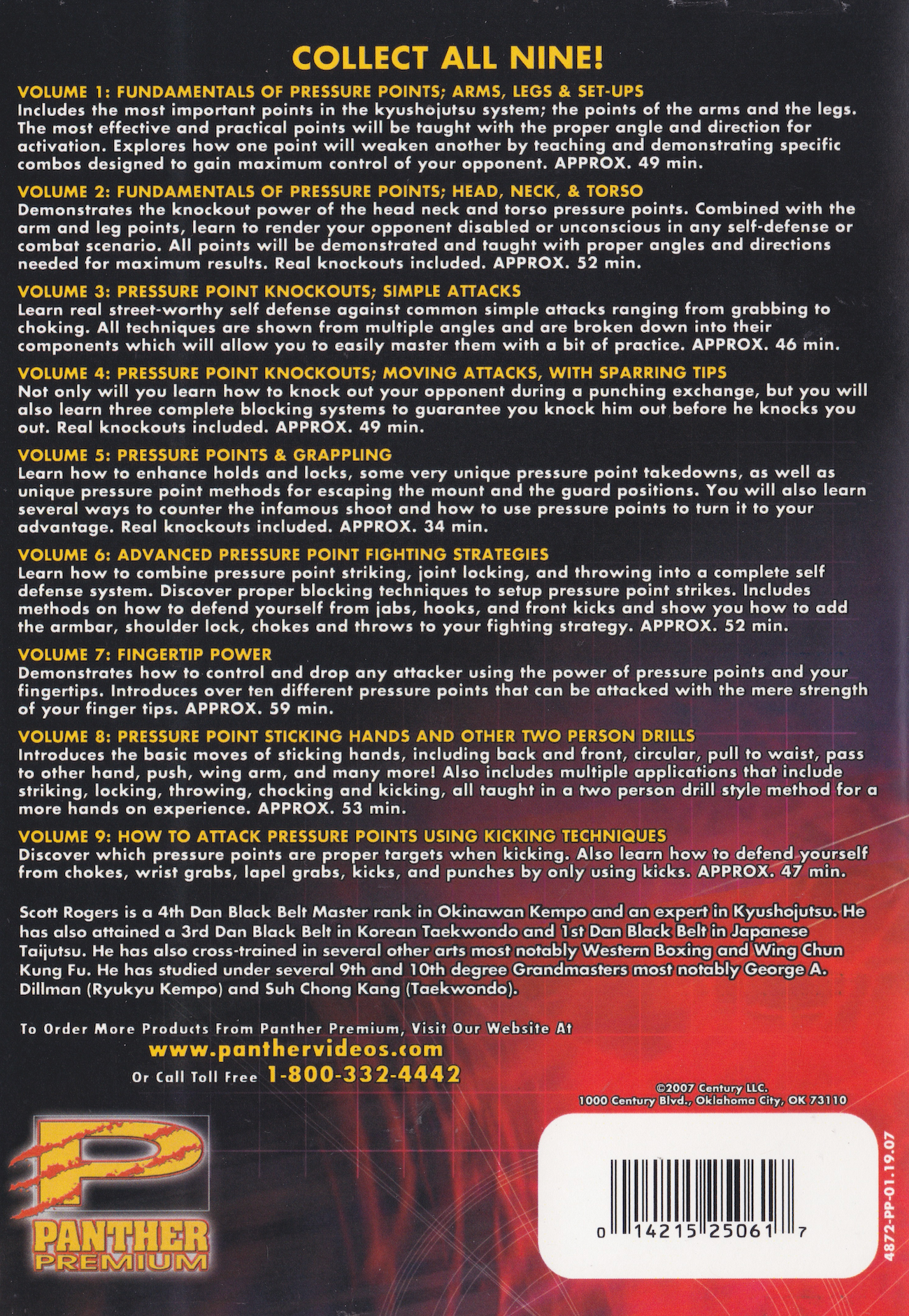 Authentic Pressure Points DVD 3: Pressure Point Knockouts Simple Attacks DVD by Scott Rogers (Preowned)