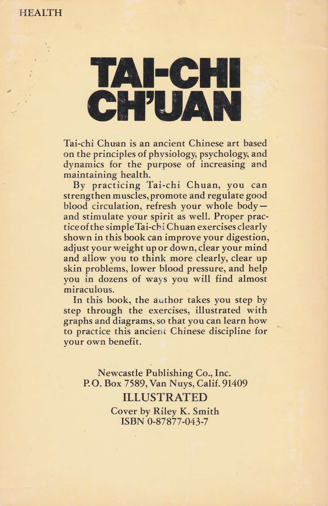 Tai Chi Chuan Its Effects and Practical Applications Book by Yearning Chen (Preowned)