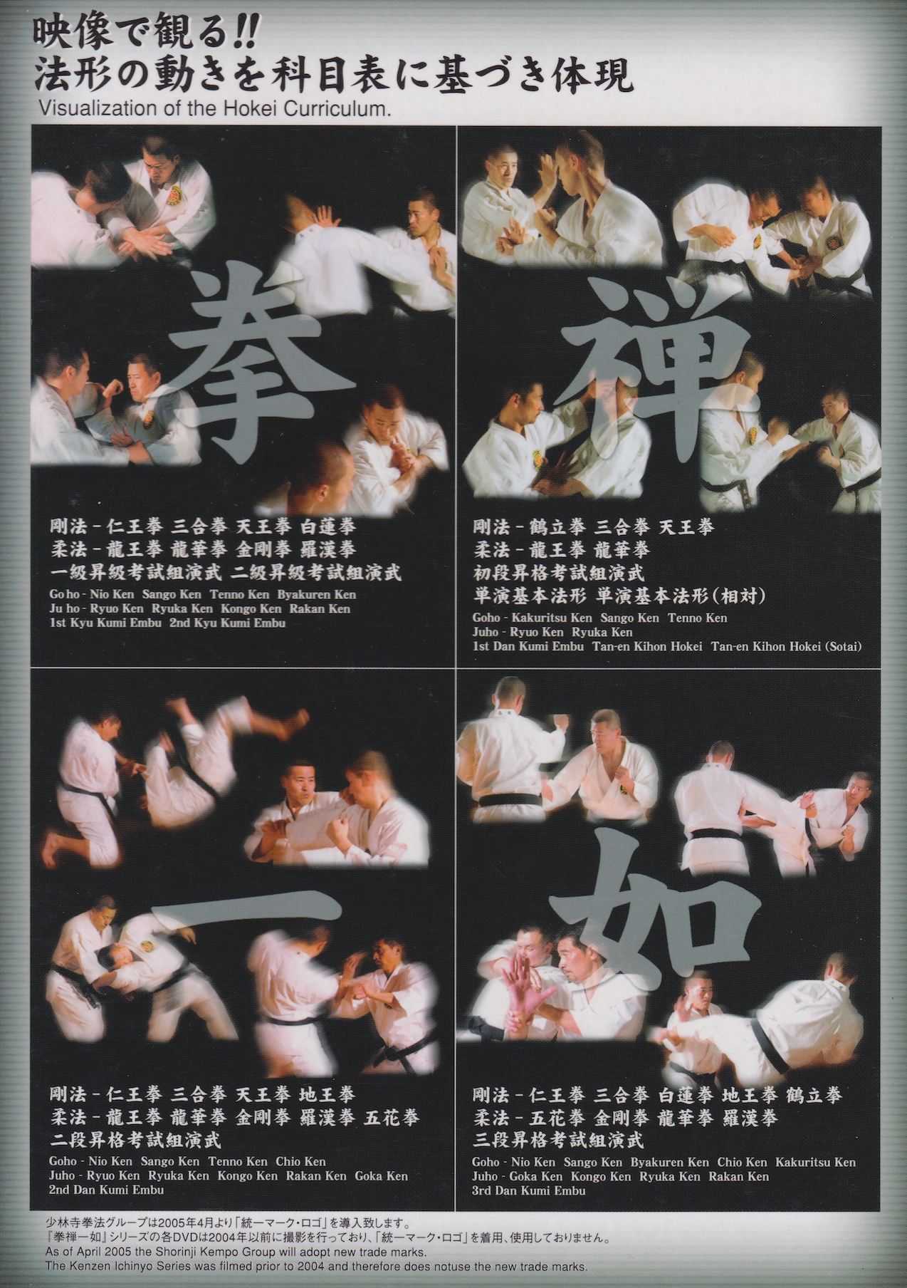 Shorinji Kempo Ken Zen Ichinyo Series Technical Curriculum 6 DVD Box Set (Preowned)