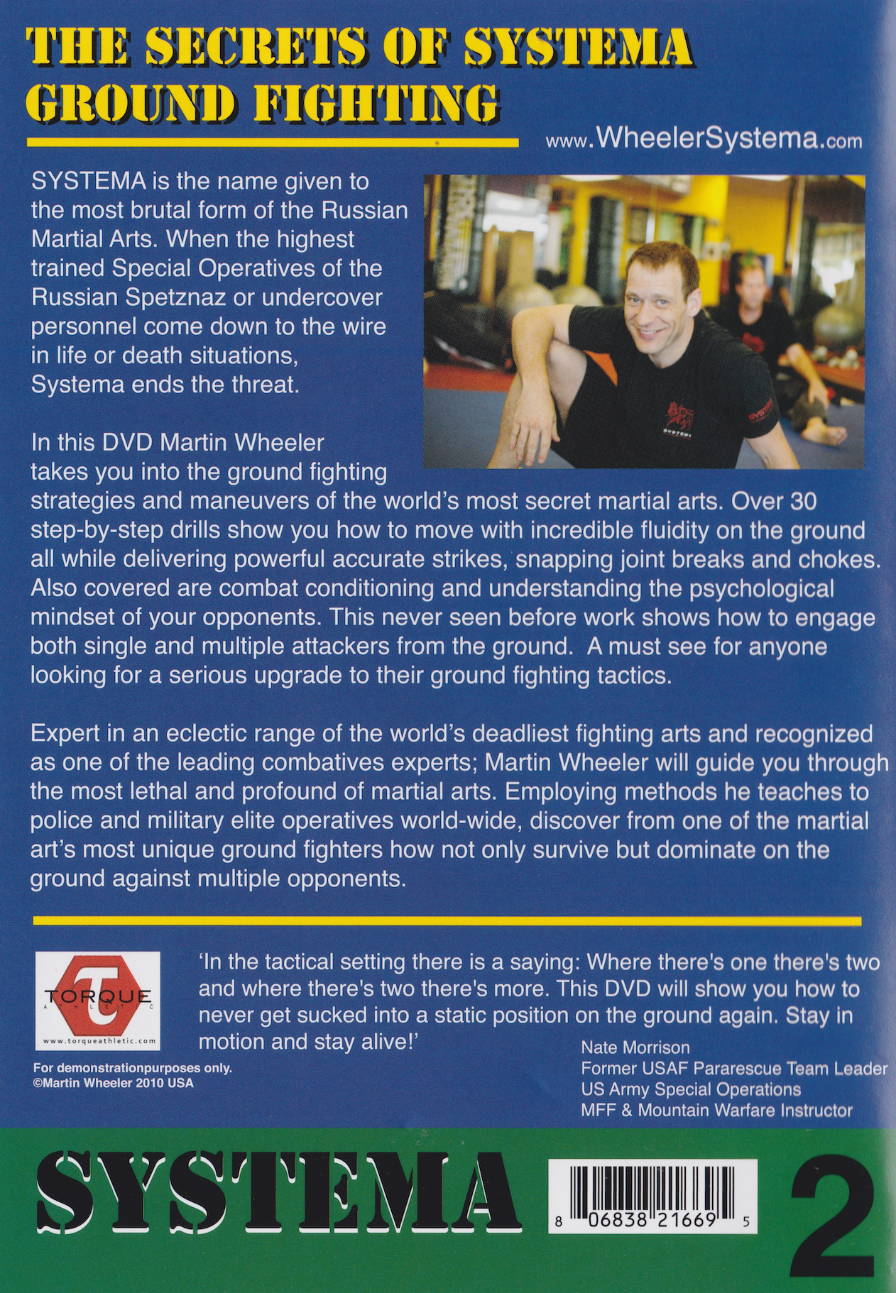 Systema Vol 2: The Secrets of Ground Fighting DVD by Martin Wheeler (Preowned)