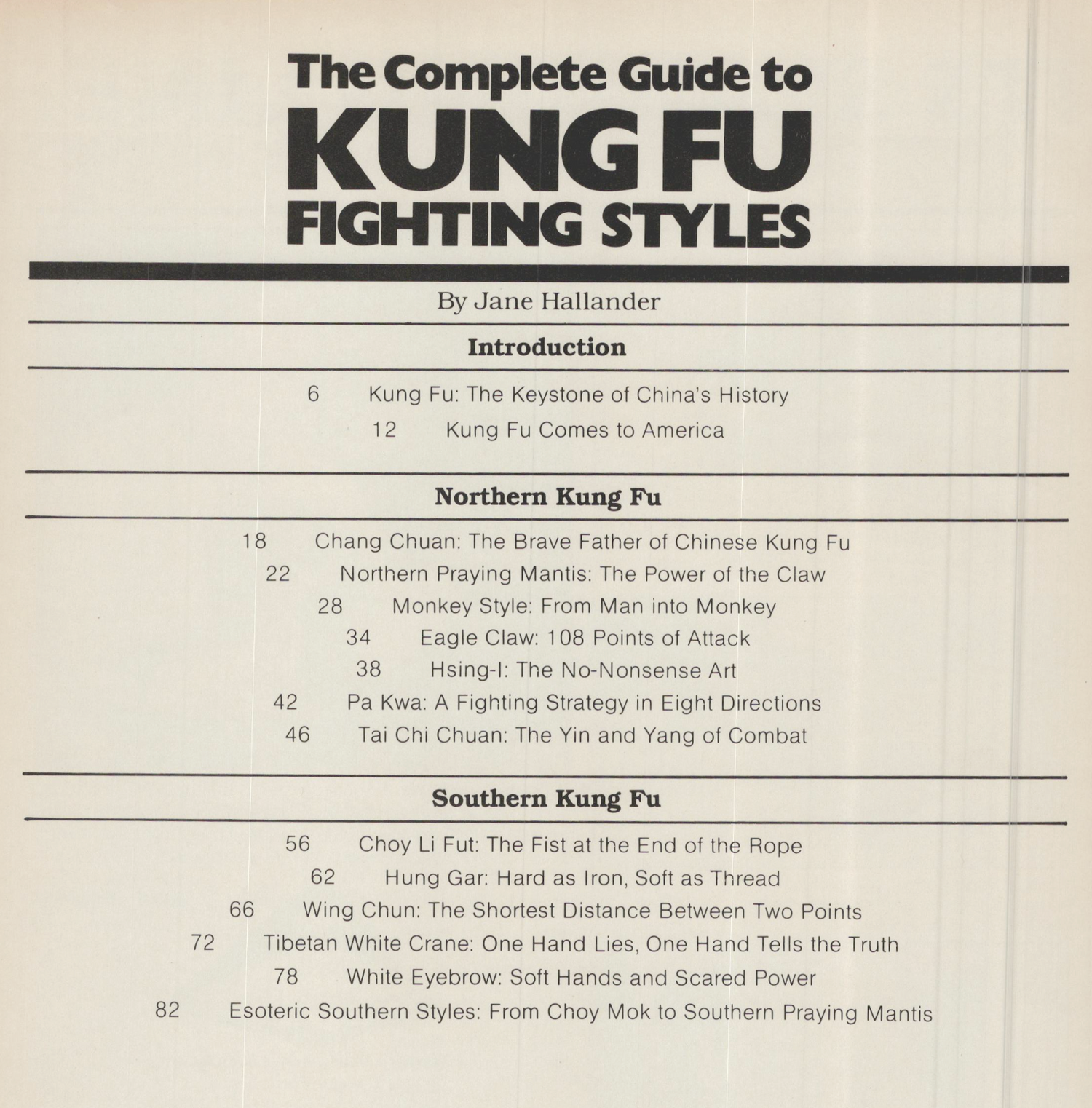 The Complete Guide to Kung Fu Fighting Styles Magazine by Jane Jalalnder (E-Book)