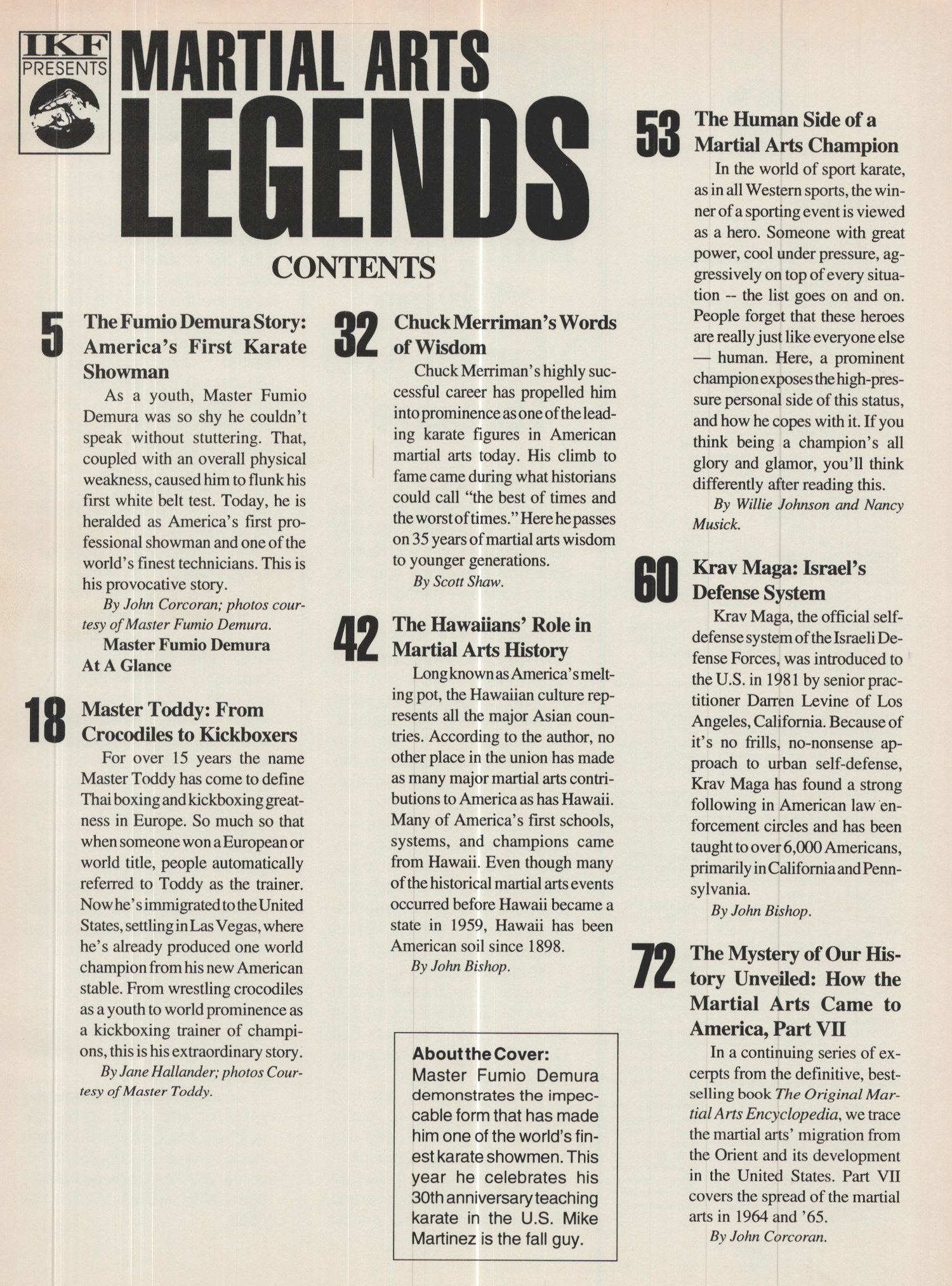 Inside Kung Fu Presents Martial Arts Legends Magazine June 1995 (E-Book)