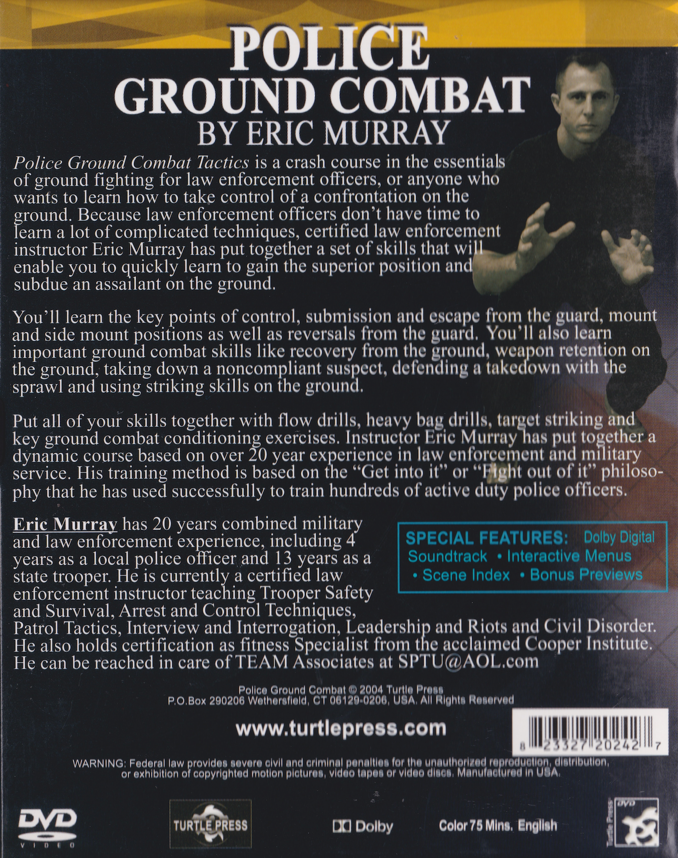 Police Ground Combat DVD by Eric Murray (Preowned)