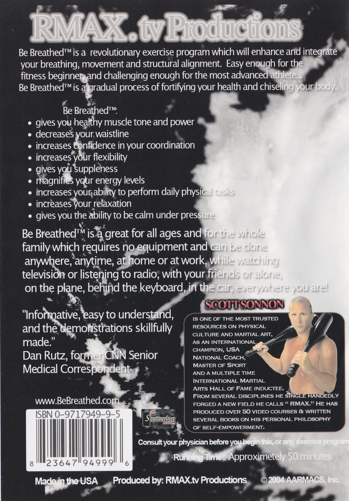 Be Breathed: Biomechanical Exercise for Performance Breathing DVD by Scott Sonnon (Preowned)