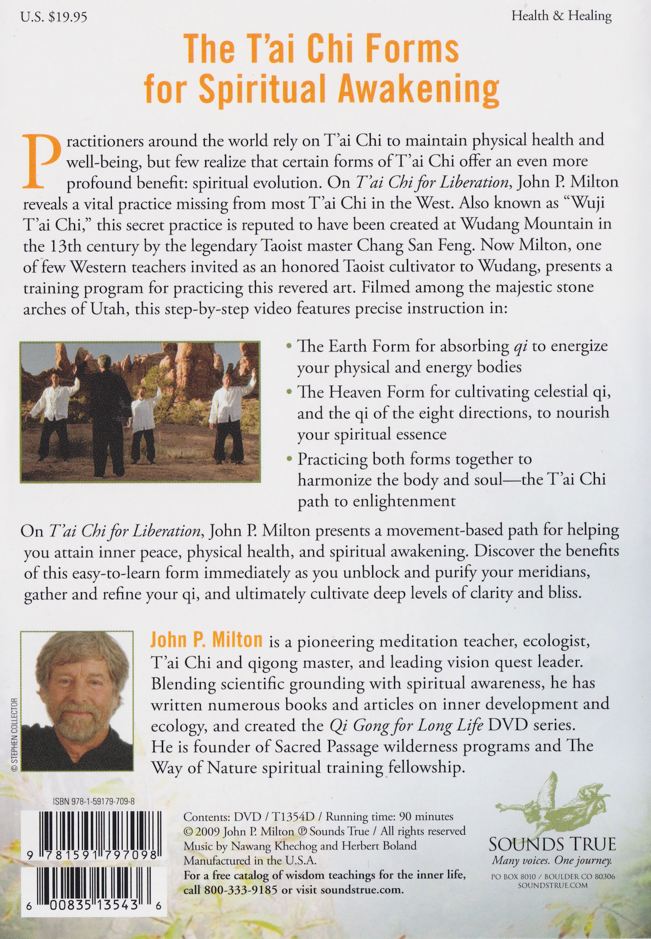 Tai Chi for Liberation DVD by John Milton (Preowned)