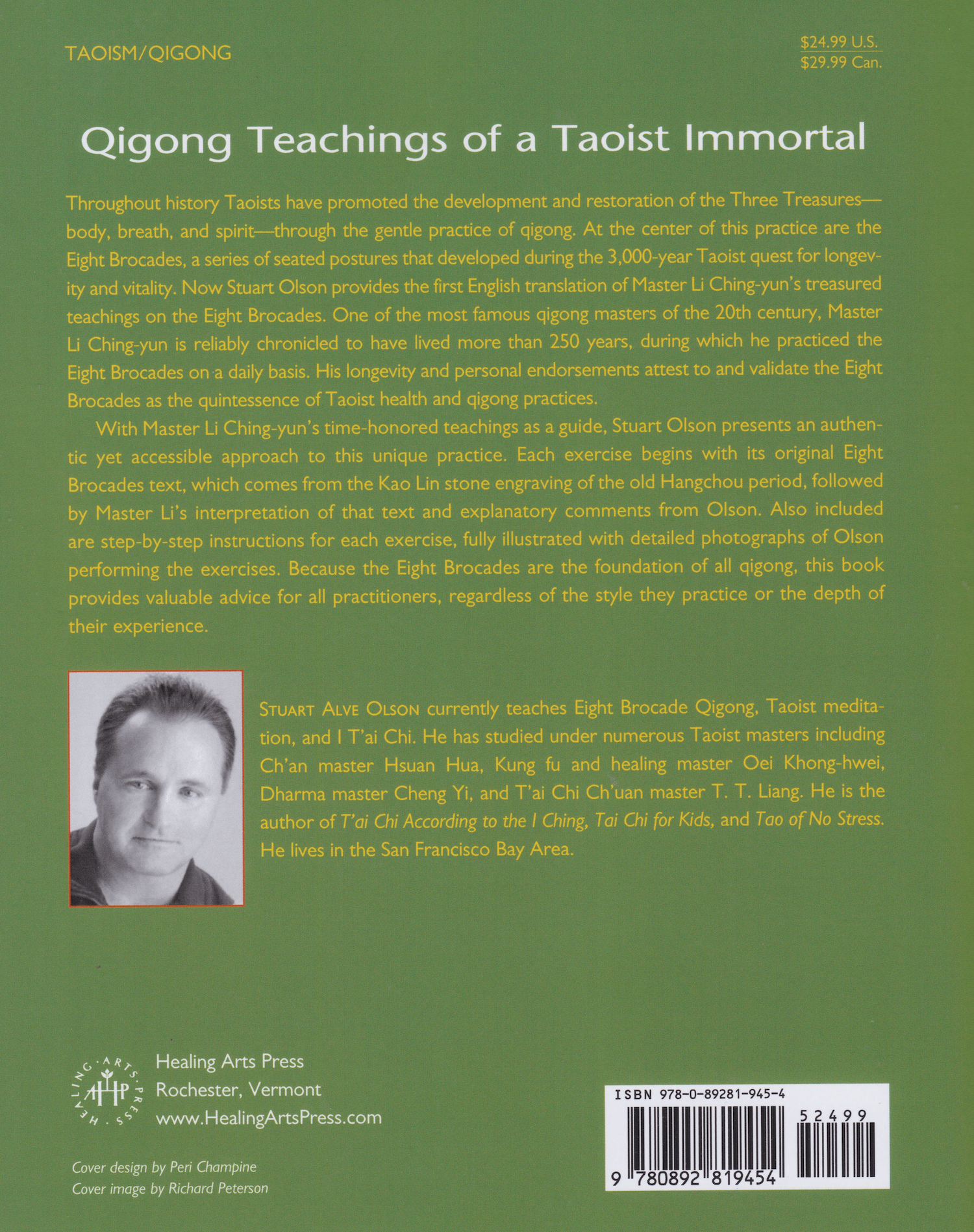 Qigong Teachings of a Taoist Immortal: The Eight Essential Exercises of Master Li Ching-yun Book by Stuart Alve Olson