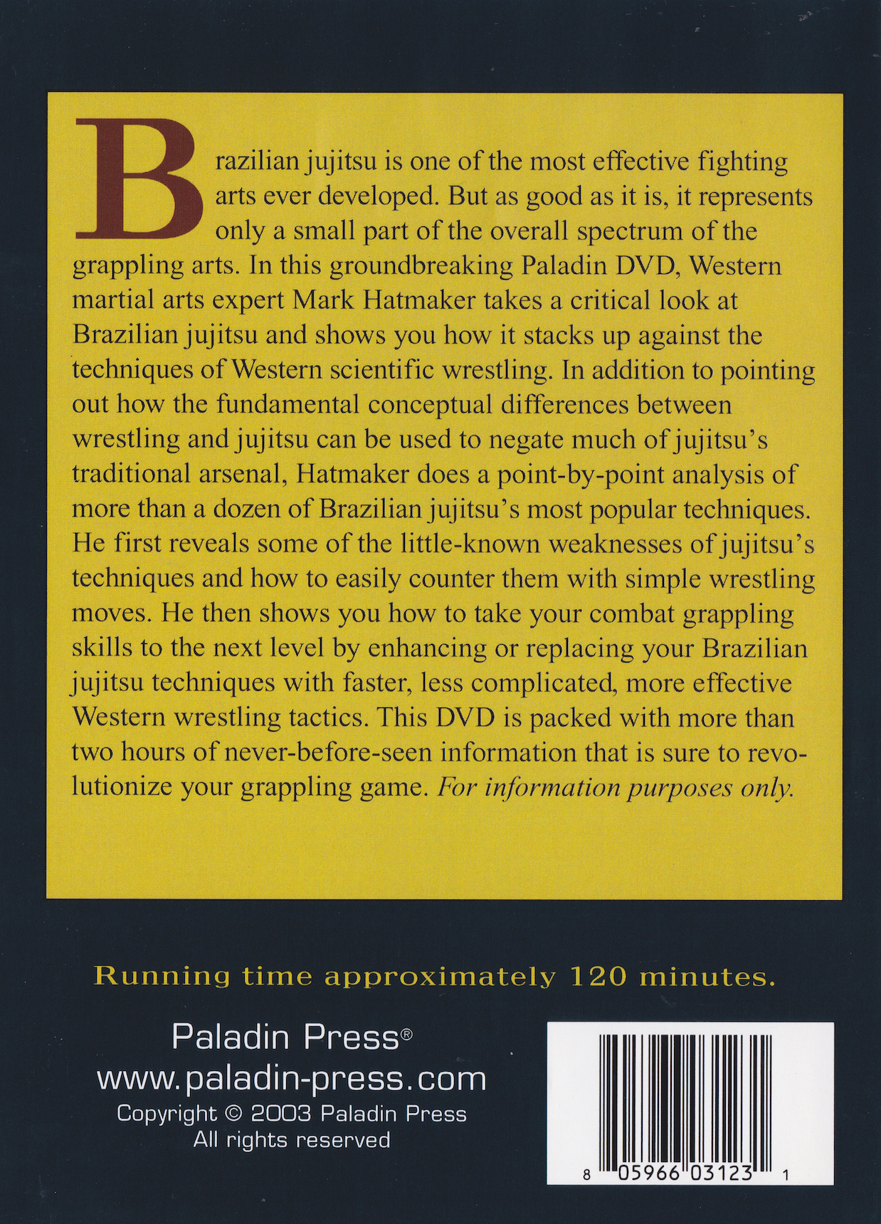 Más allá del DVD brasileño de Jujitsu de Mark Hatmaker (usado)