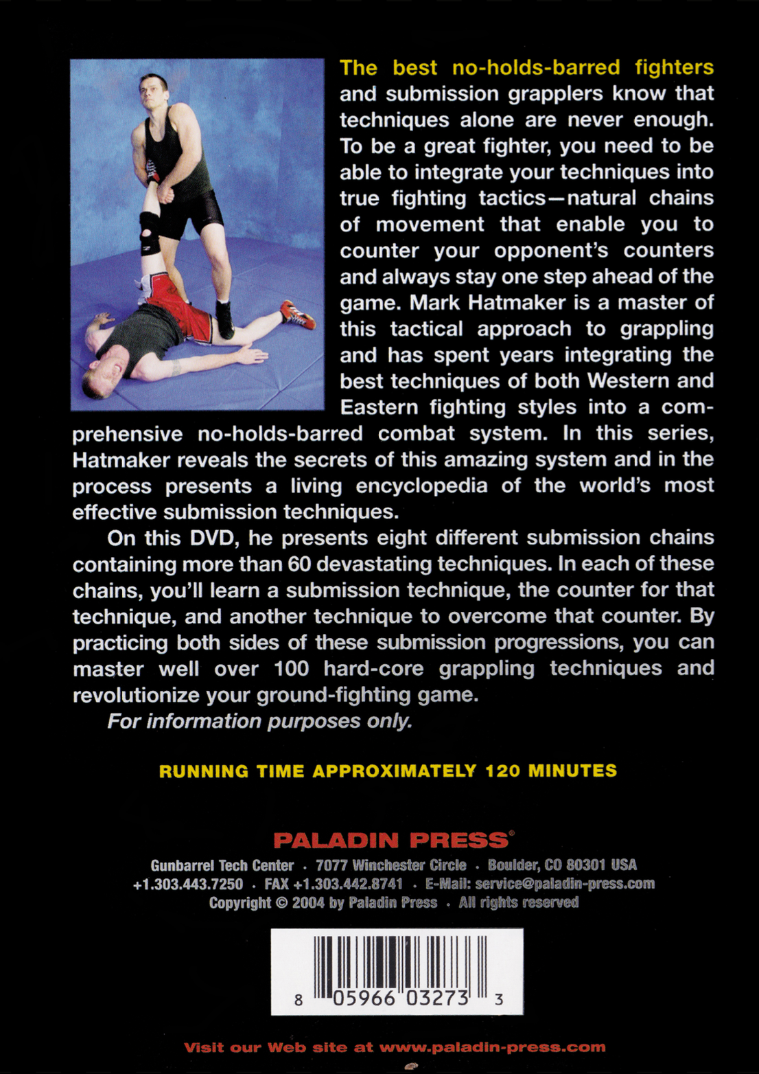 Submission Encyclopedia 2 DVD Set by Mark Hatmaker (Preowned)