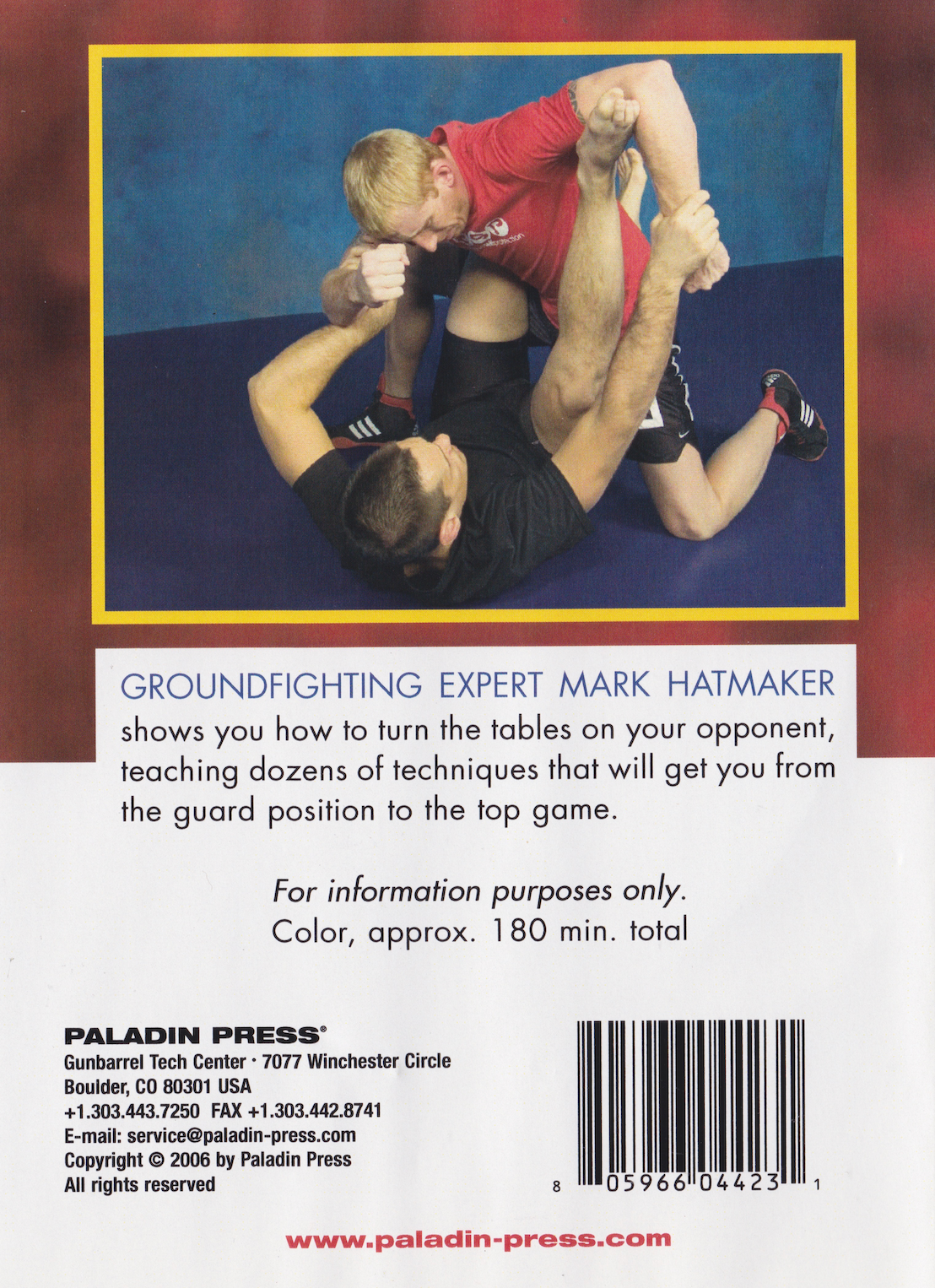 Clean Sweeps: A Grappler's Guide to Getting from the Guard to the Top Game DVD by Mark Hatmaker (Preowned)