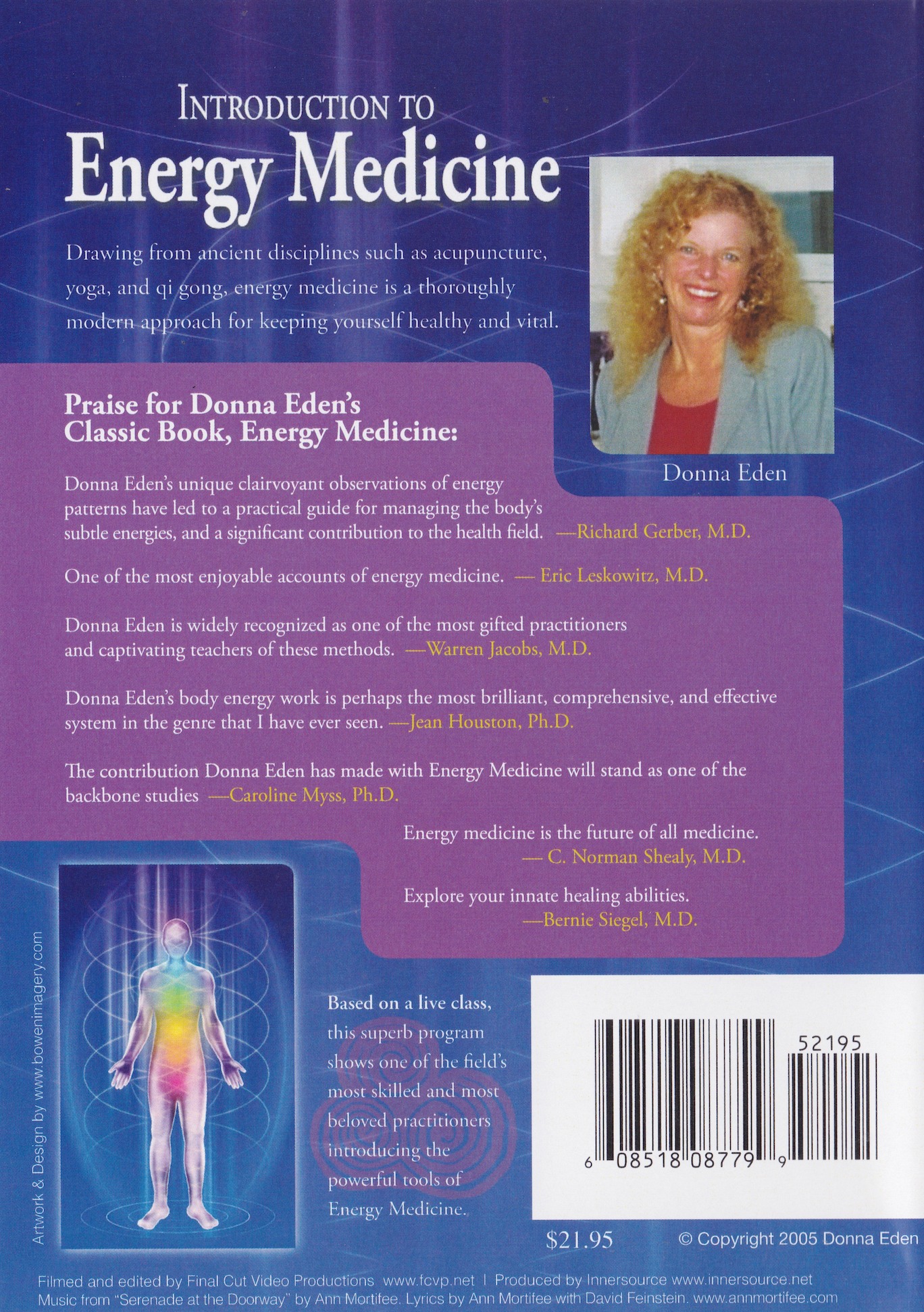 Introduction to Energy Medicine DVD by Donna Eden