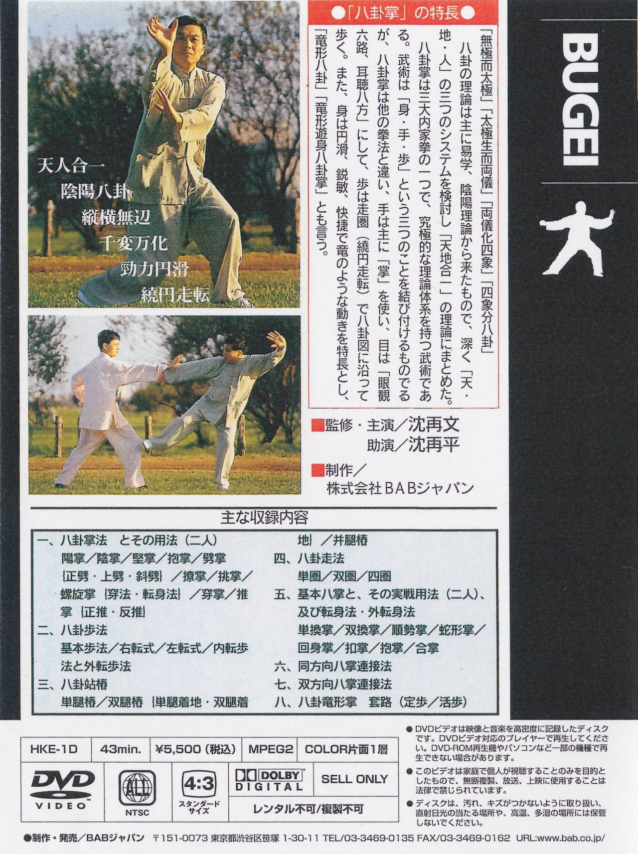 True Baguazhang DVD by Shen Zaiwen