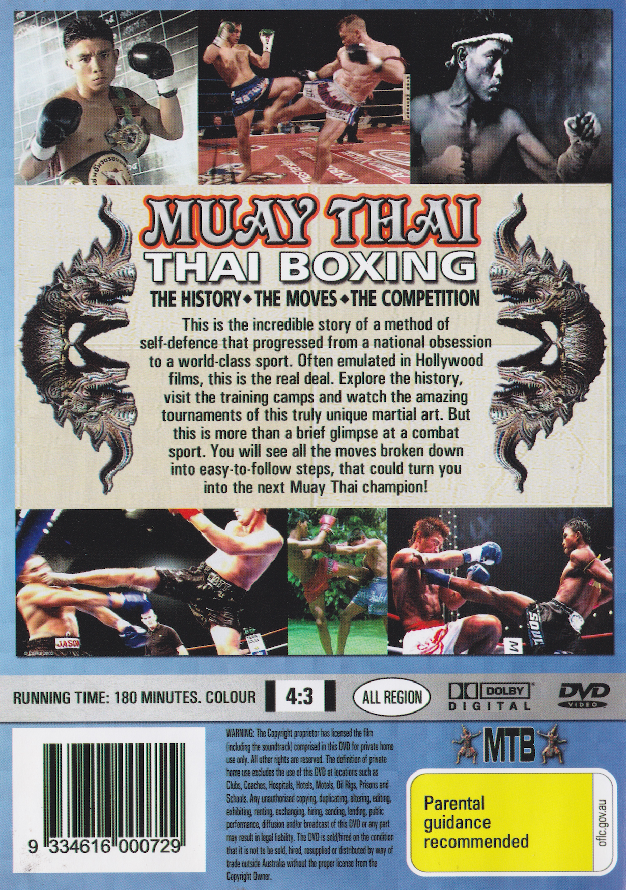 Muay Thai Thai Boxing: The History, The Moves, The Competition DVD (Preowned)