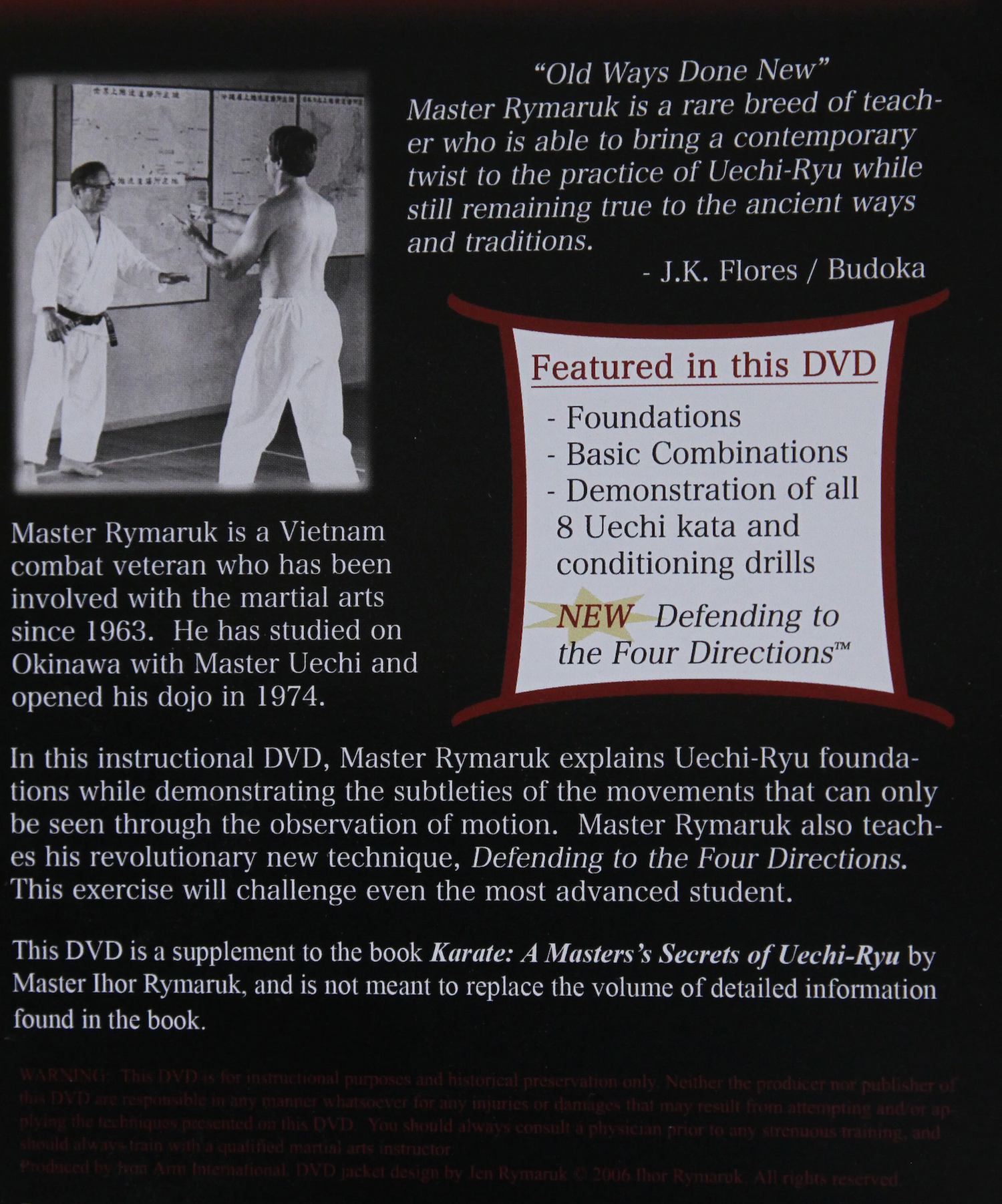 Uechi Ryu Karate Vol 1 Overview DVD by Ihor Rymaruk