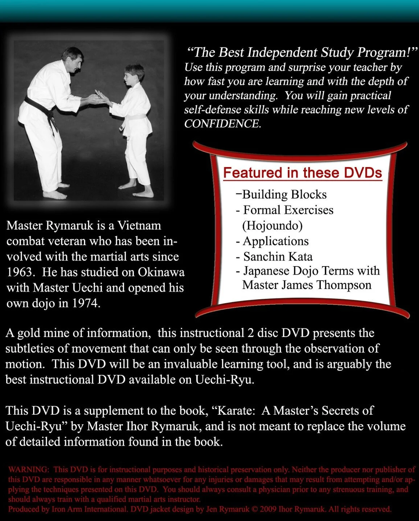 Uechi Ryu Karate Vol 2 Building Blocks DVD by Ihor Rymaruk