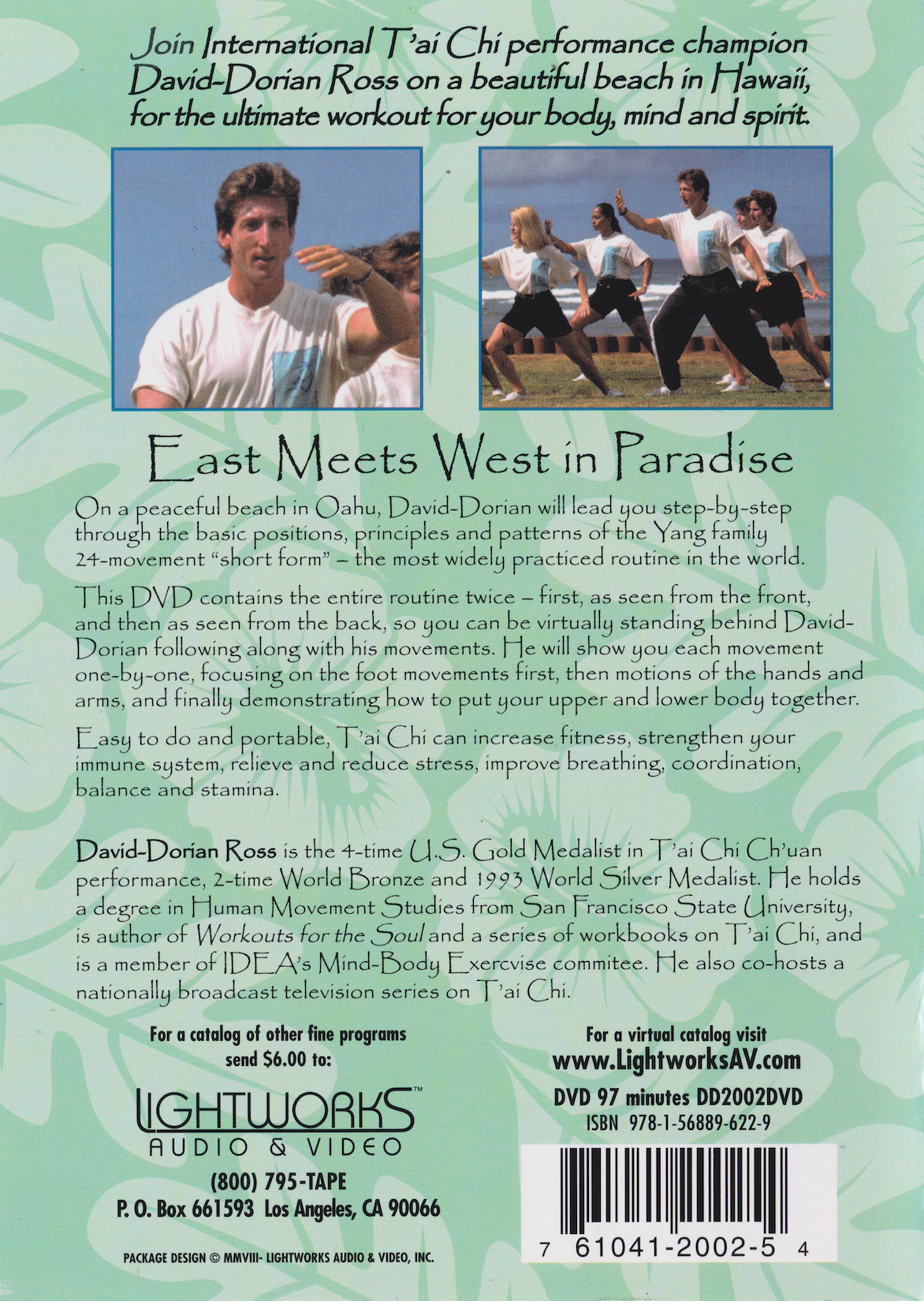 Tai Chi in Paradise DVD with David Dorian Ross (Preowned)