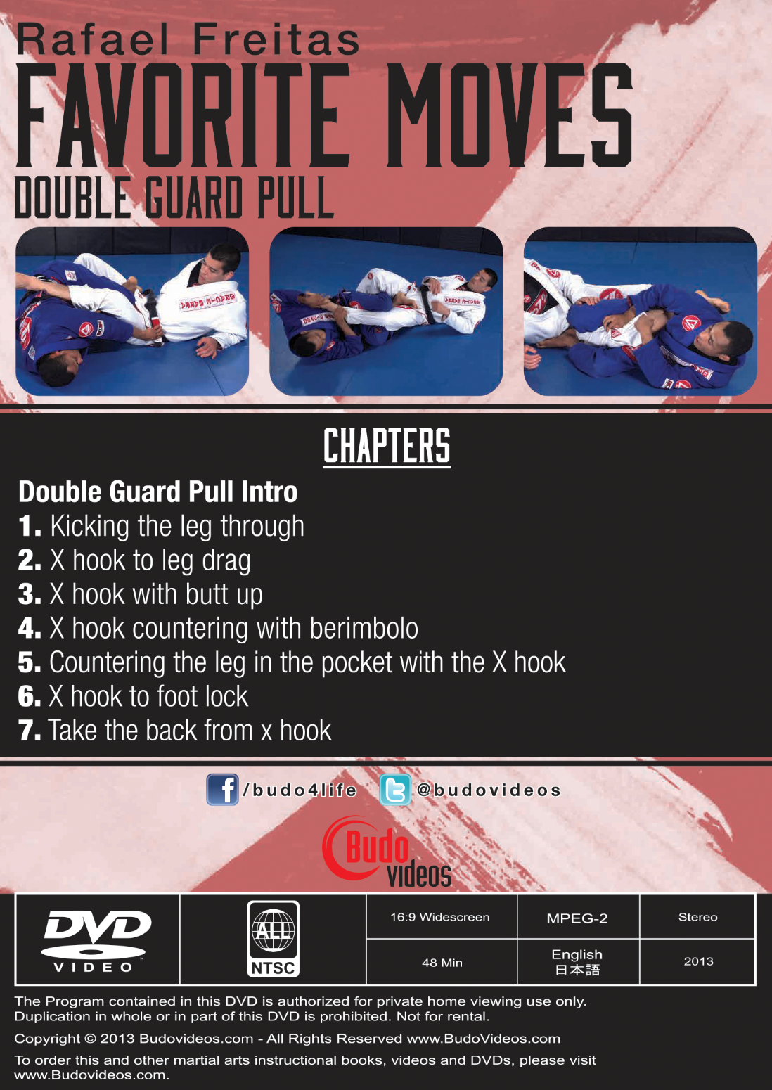 Rafael Freitas Favorite Moves: Double Guard Pull DVD