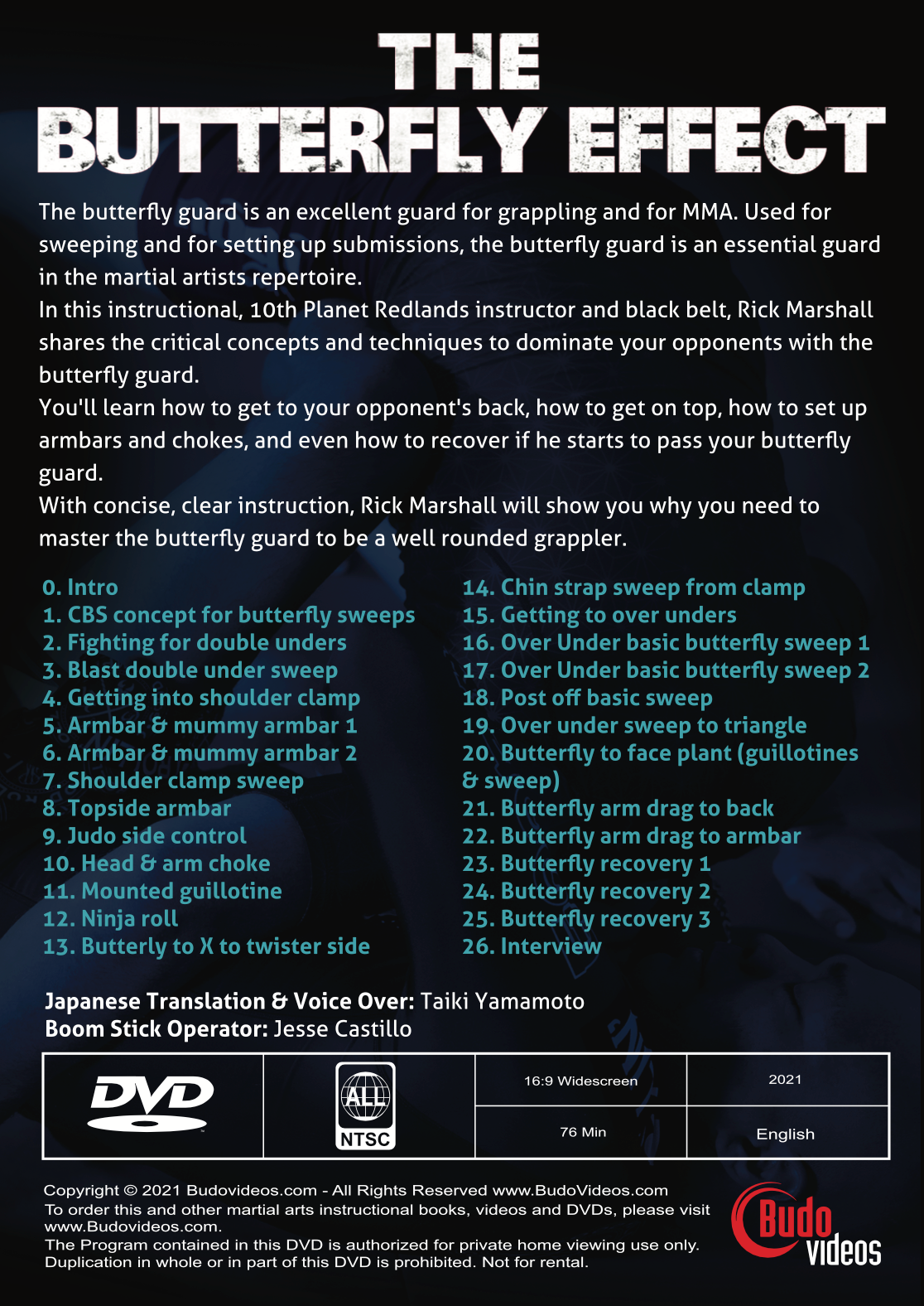 The Butterfly Effect DVD by Rick Marshall