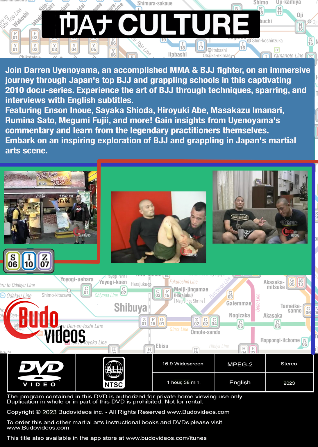 Mat Culture Japan BJJ Documentary DVD