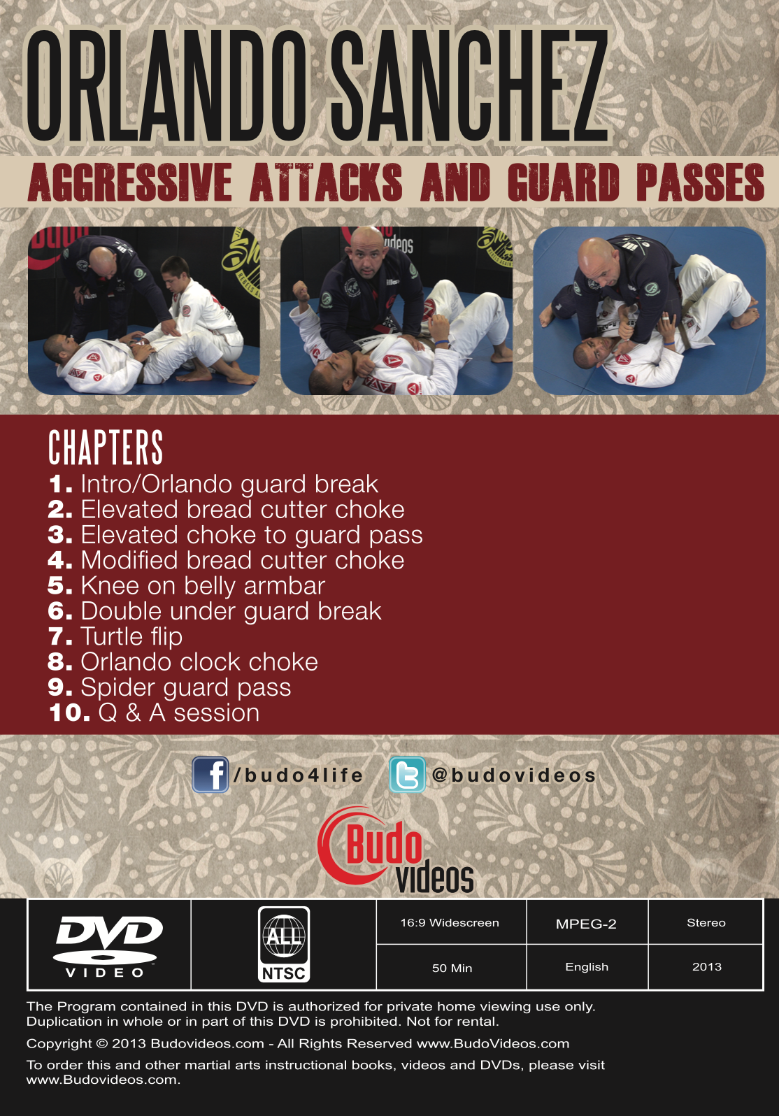 Aggressive Attacks & Passes DVD by Orlando Sanchez