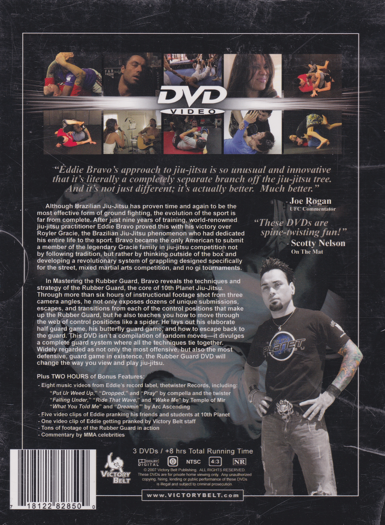 Mastering the Rubber Guard 3 DVD Set de Eddie Bravo (usado)