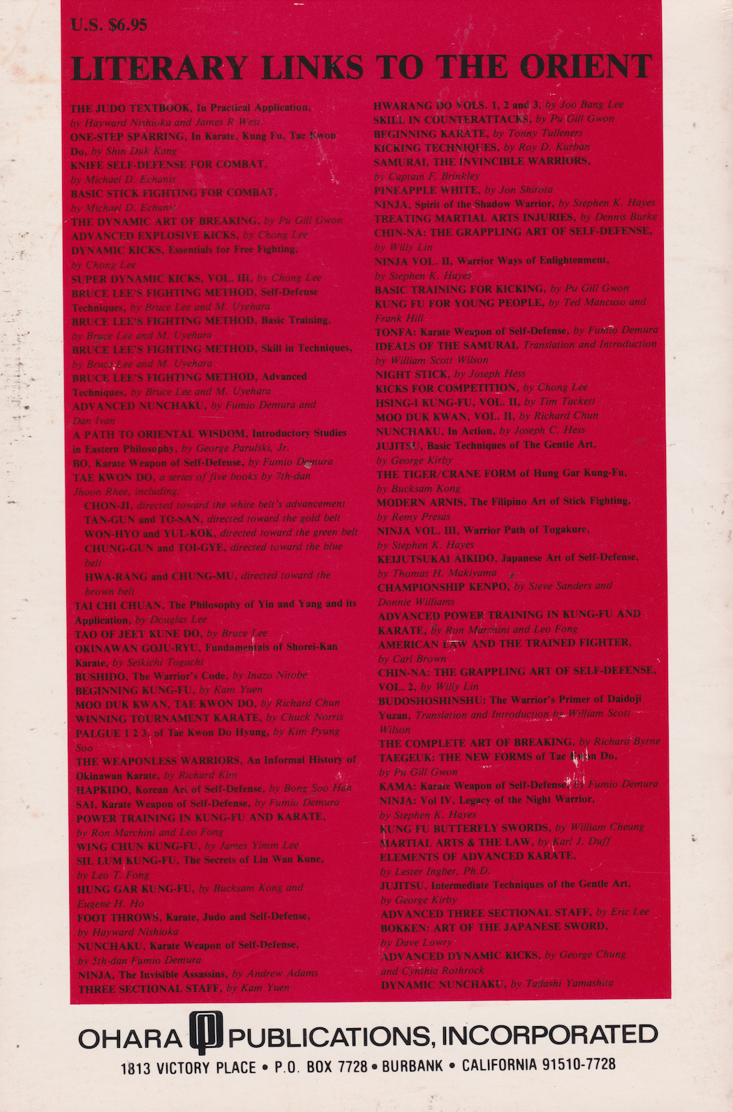 Kung Fu Dragon Pole Book by William Cheung (Preowned)