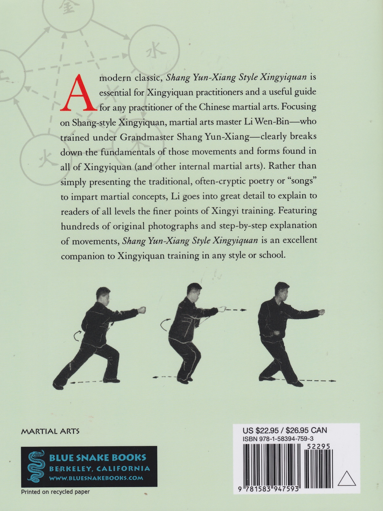 Shang Yun-Xiang Style Xingyiquan: The Foundations and Subtleties of Xingyiquan Training Book by Li Wen-Bin