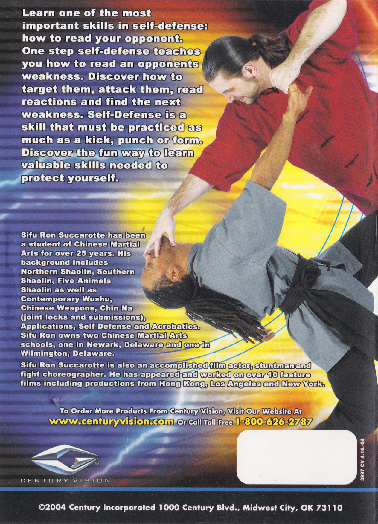 One Step Wushu Self-Defense DVD by Ron Succarotte (Preowned)