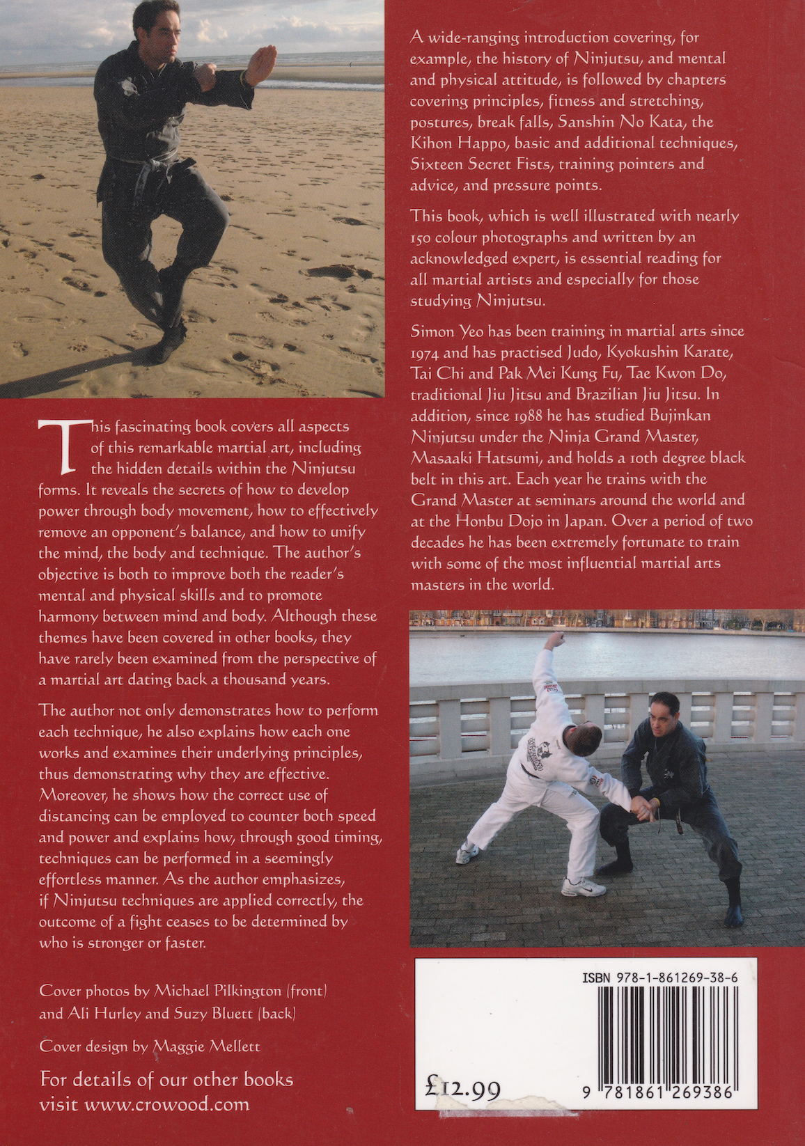 Ninjutsu: The Secret Art of the Ninja Book by Simon Yeo (Preowned)