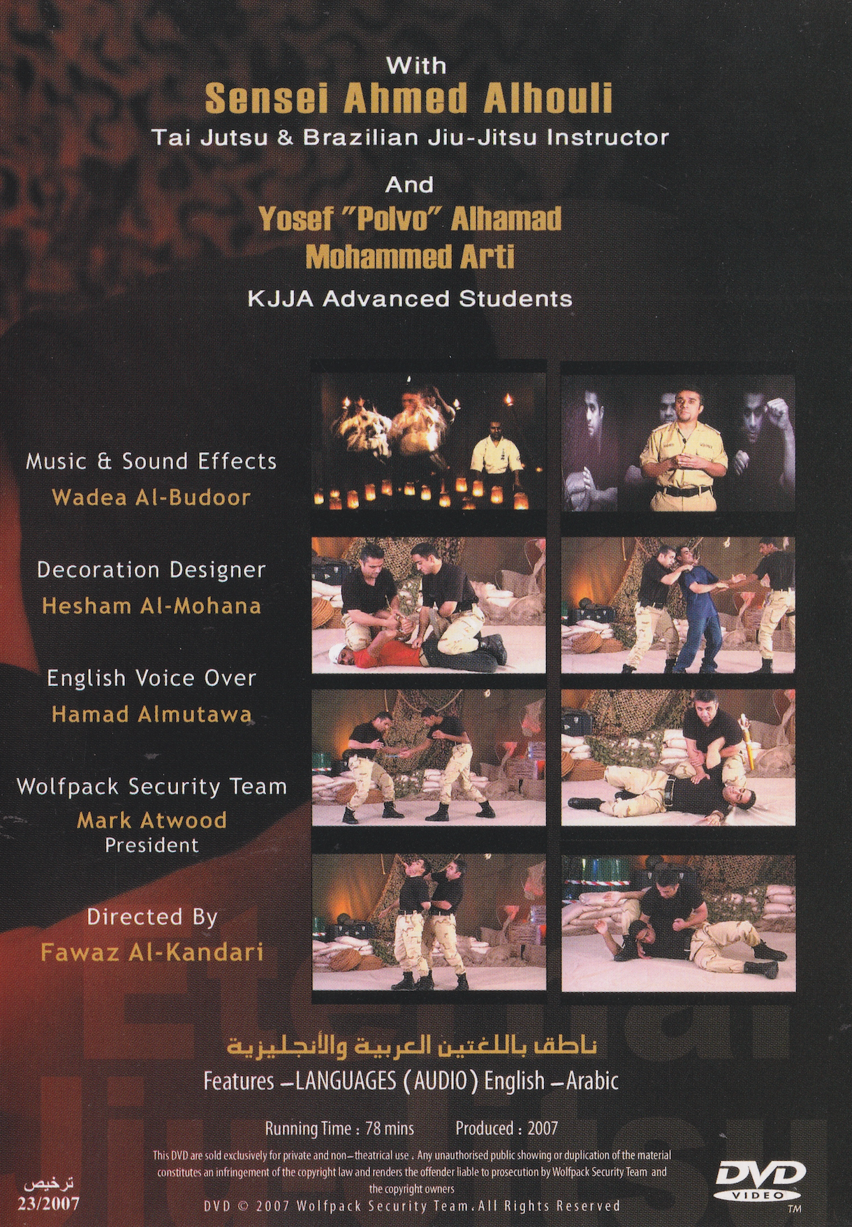 Eternal Jiu-Jitsu: The Marriage of Brazilian Jiu-Jitsu & Tai Jutsu Disciplines DVD by Ahmed Alhouli (Preowned)
