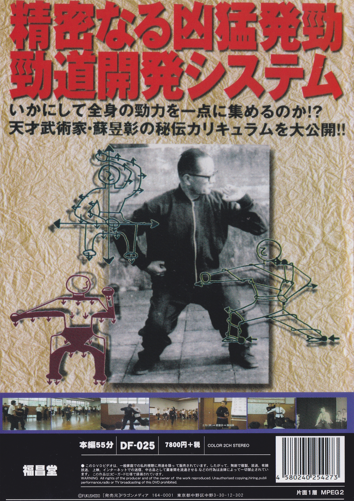 Secret Bajiquan Fighting Techniques Vol 2 DVD by Su Yuchang (Preowned)