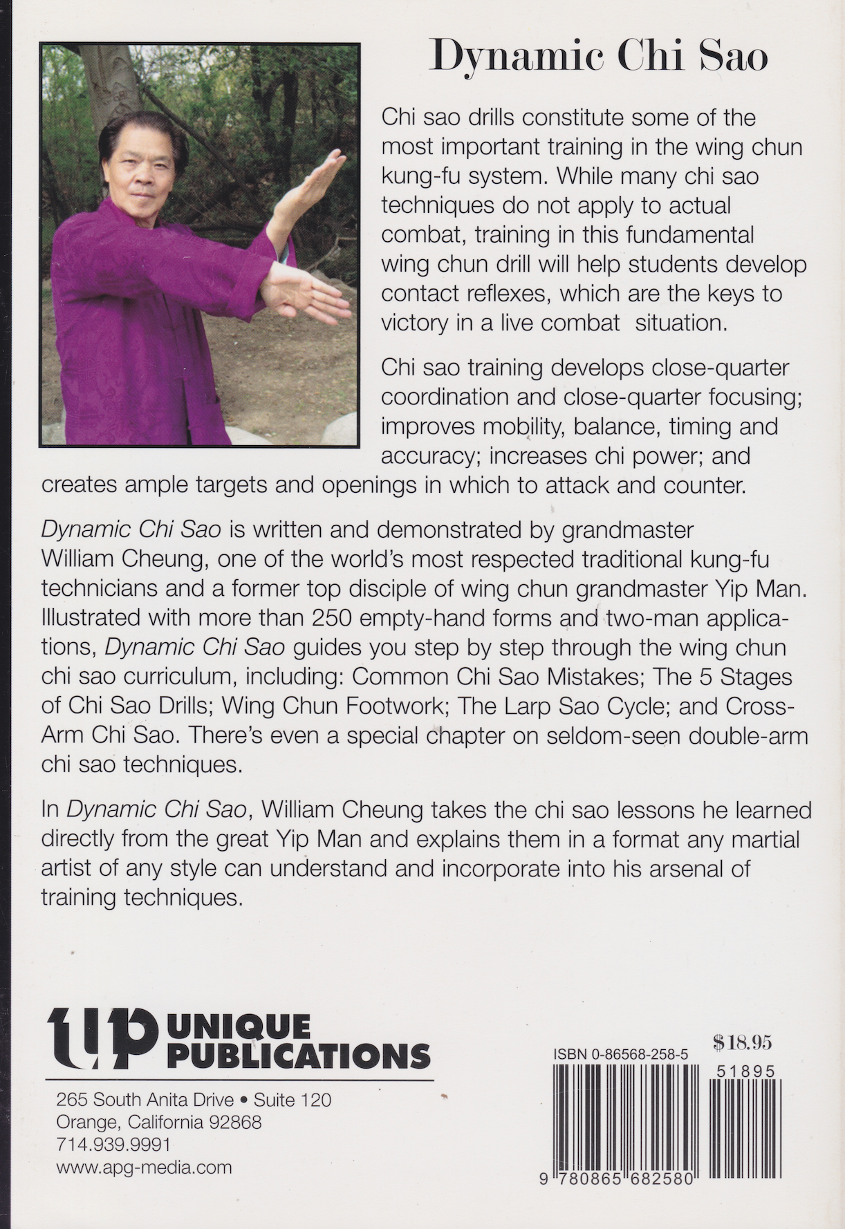 Dynamic Chi Sao Book by William Cheung (Preowned)