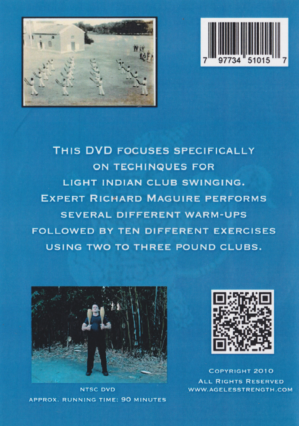 Techniques for Light Indian Club Swinging DVD by Richard Maguire (Preowned)