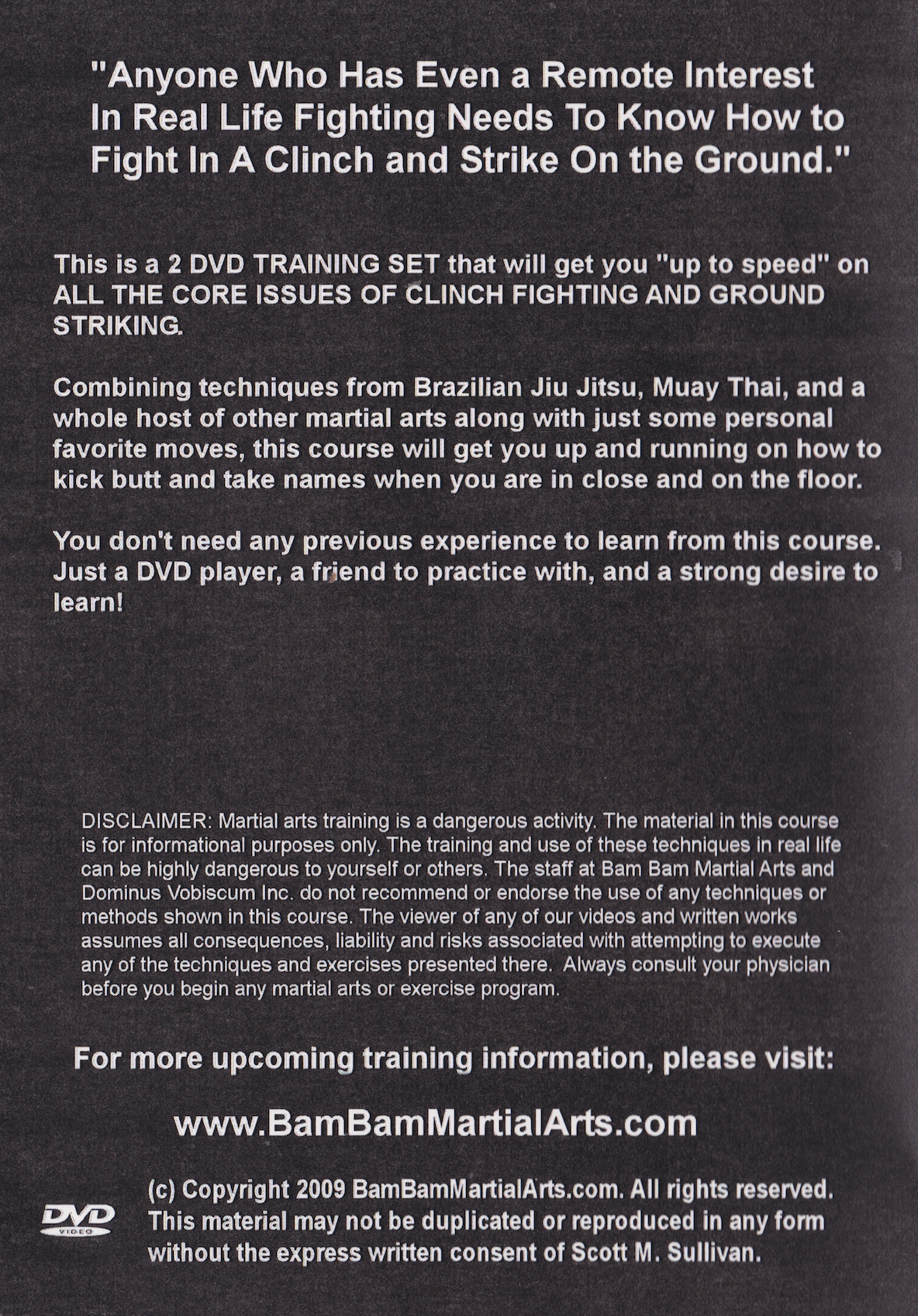 Combat Clinch & Ground Striking 2 DVD Set by Scott Sullivan