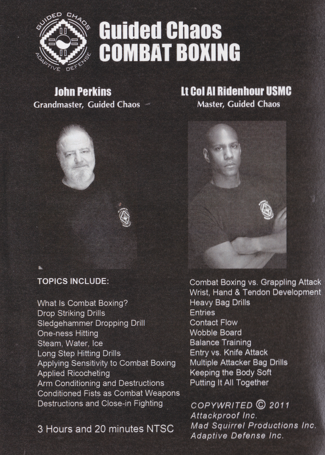 Guided Chaos Combat Boxing 2 DVD Set by John Perkins (Preowned)