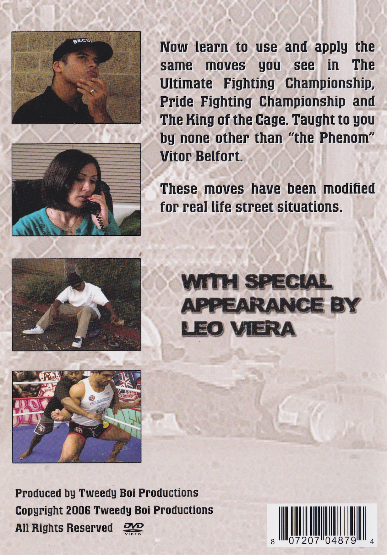 Street Fighting 101: Defense Against Rape DVD with Vitor Belfort